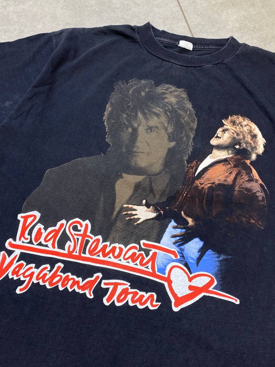 Band Tees Vintage Rod Stewart 90s Vagabond Europe Tour T-Shirt Size US XL / EU 56 / 4 - 8 Thumbnail