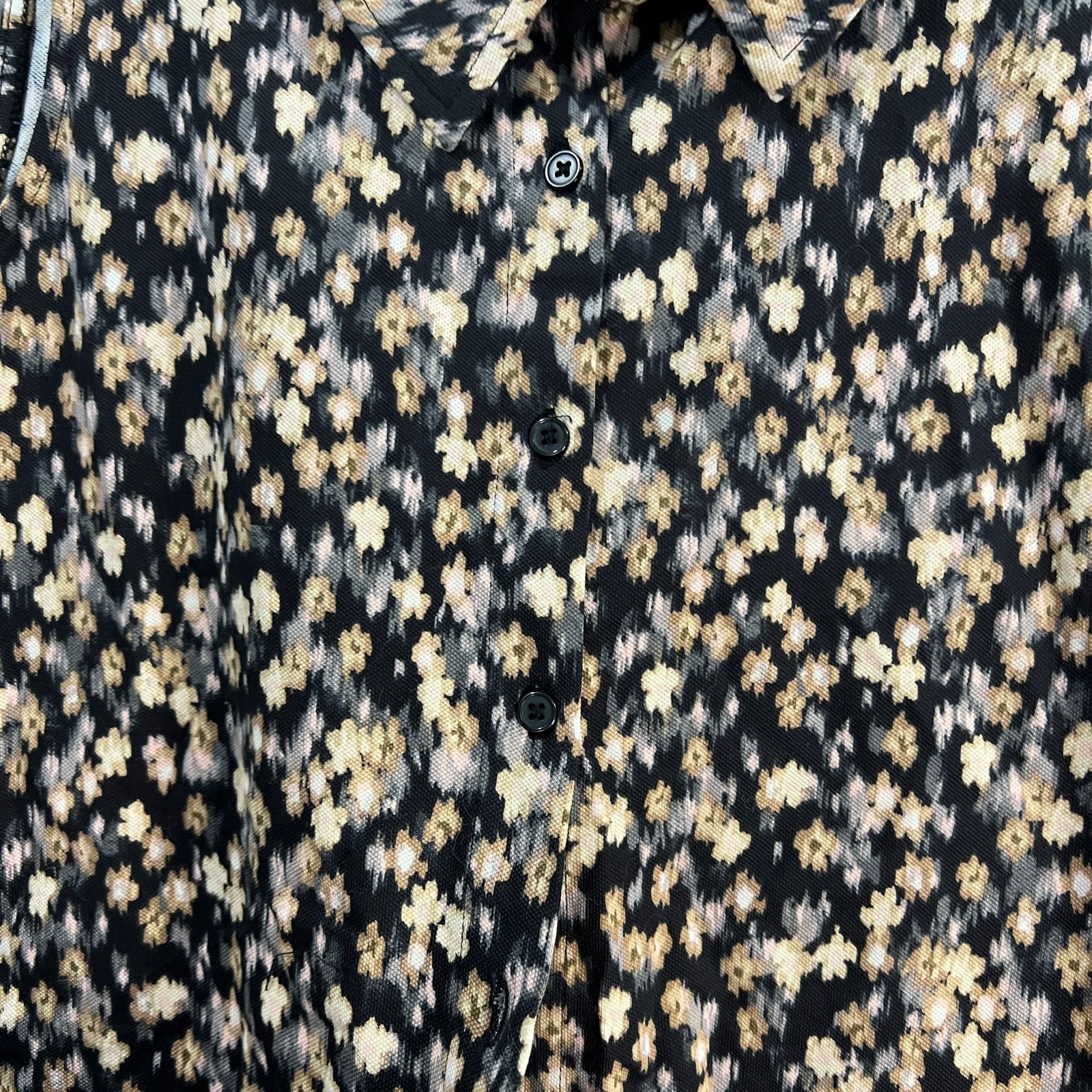 Isaac Mizrahi Isaac Mizrahi LIVE! Sleeveless Button Polo Top Black Size M / US 6-8 / IT 42-44 - 8 Thumbnail