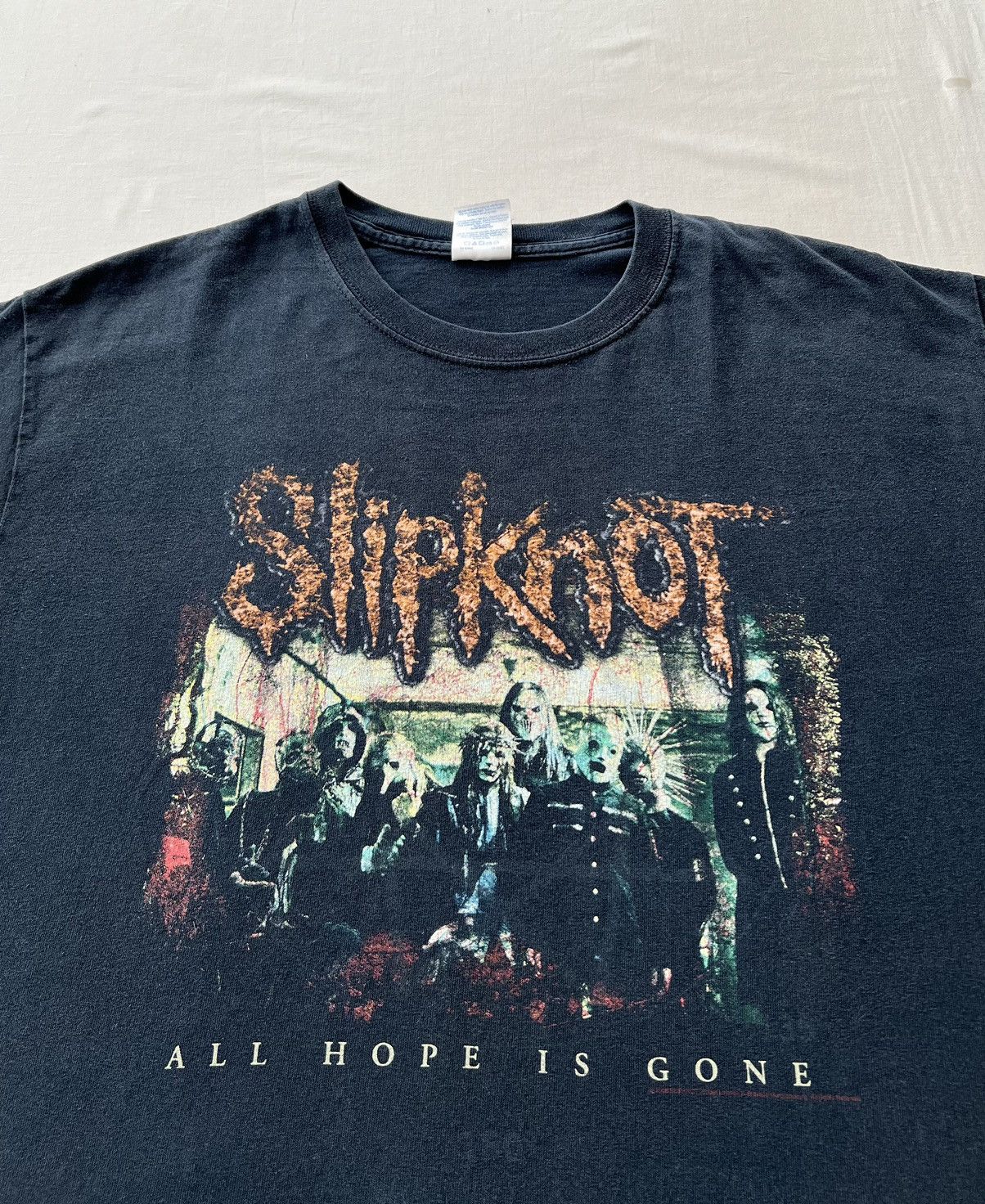 Band Tees Vintage 2008 Slipknot All Hope Is Gone Nu Metal Band T-shirt Size US L / EU 52-54 / 3 - 7 Thumbnail