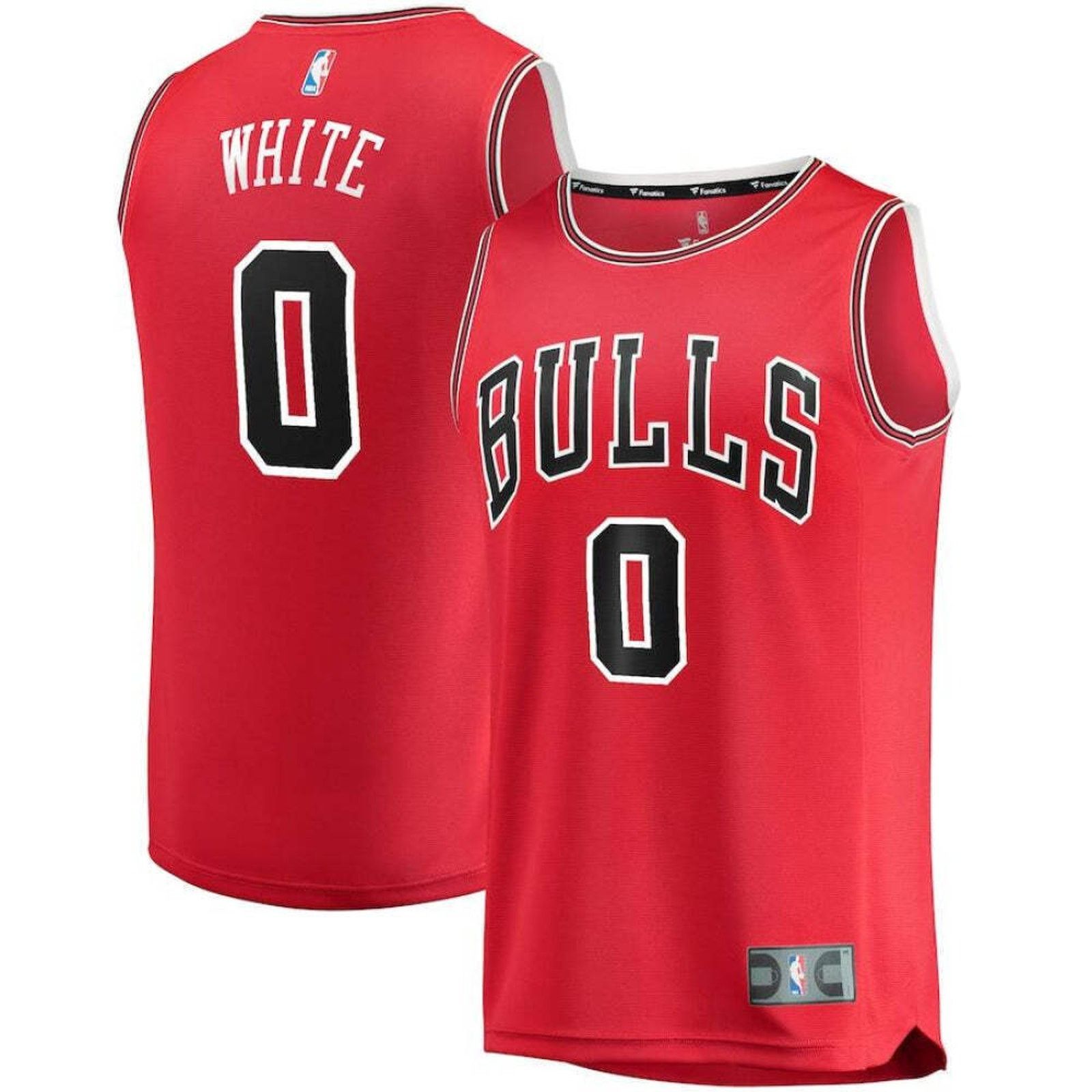 NBA Coby White Chicago Bulls Fanatics fast Break Jersey Red Size US L / EU 52-54 / 3 - 1 Preview