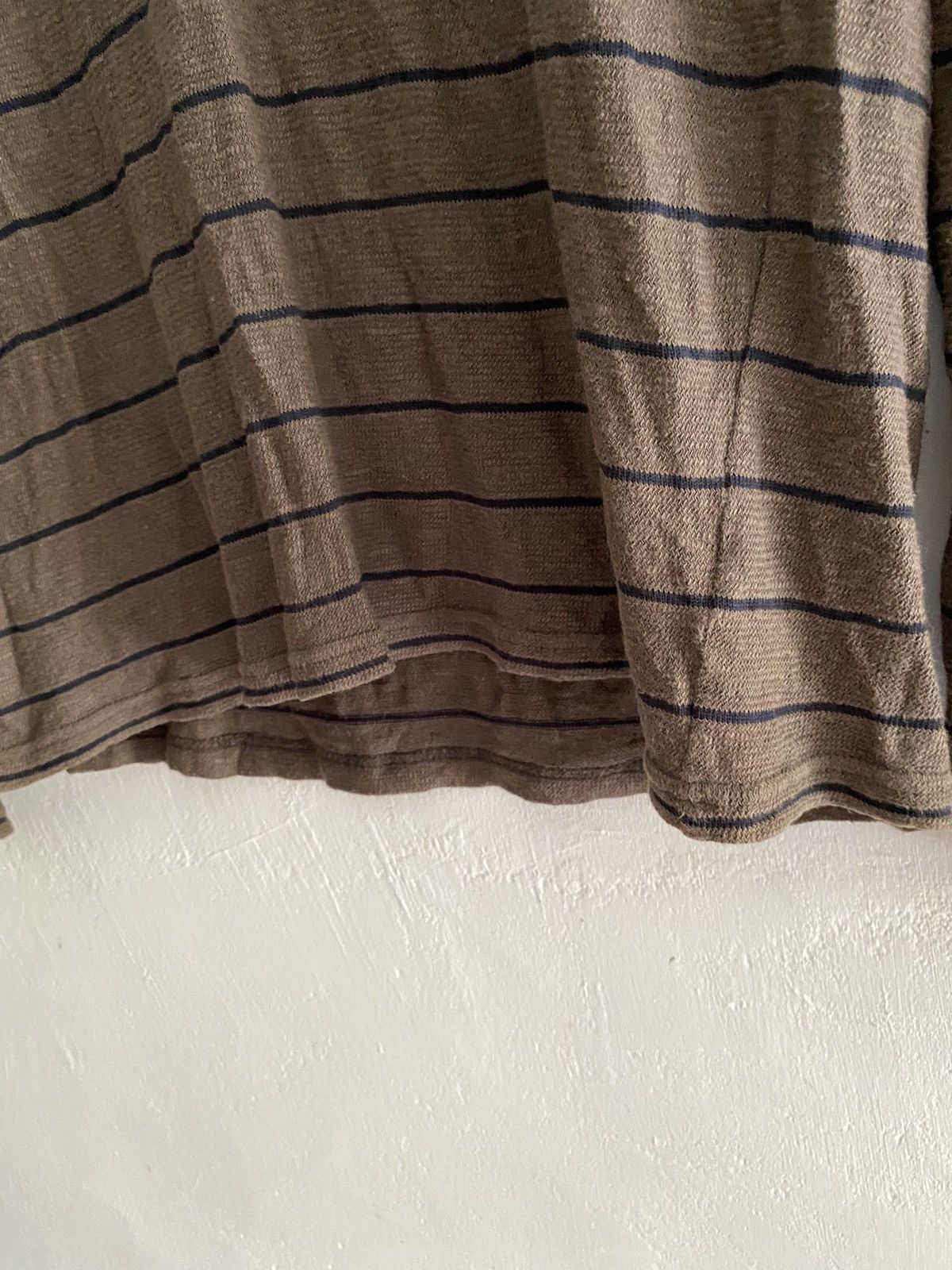 Beams Plus Vintage beams striped distressed longsleeve tshirt Size US L / EU 52-54 / 3 - 5 Thumbnail