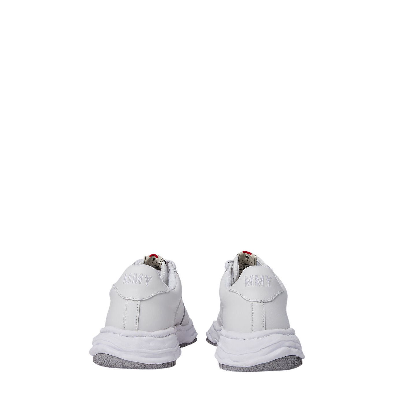 Other MIHARAYASUHIRO Wayne Men's White Leather Sneakers New & Auth Size US 7 / EU 40 - 4 Thumbnail