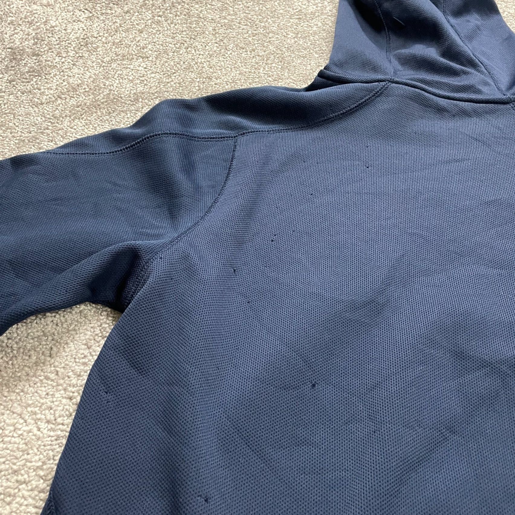 Adidas Adidas Clima Warm Hoodie Pullover Men M Navy Blue Sports Logo Pullover Hoodie Size US M / EU 48-50 / 2 - 7 Thumbnail
