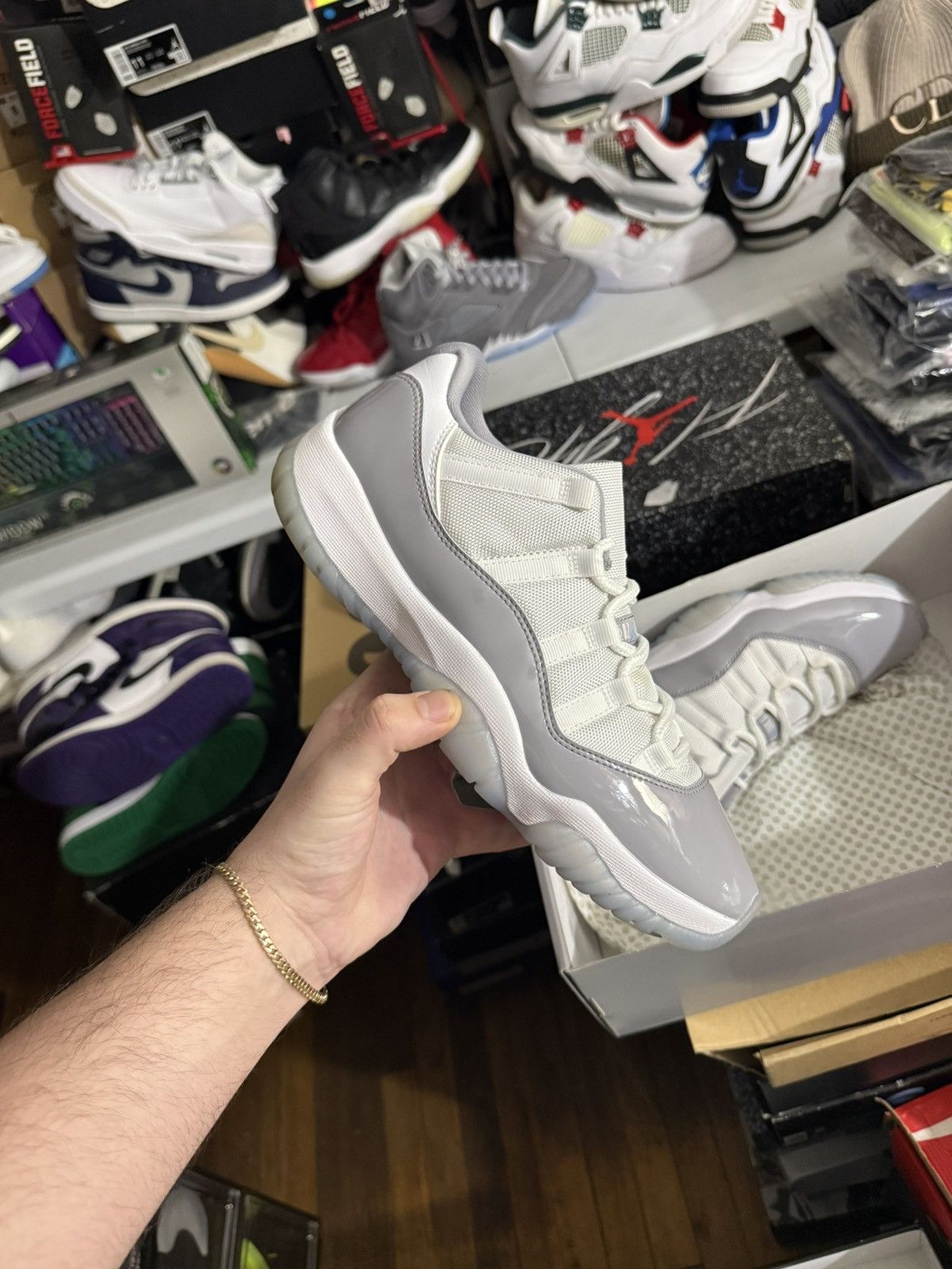 Jordan Brand Jordan retro 11 low grey cement sz 9.5 Size US 9.5 / EU 42-43 - 1 Thumbnail
