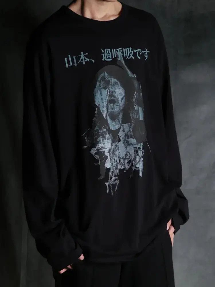 Yohji Yamamoto Sz 3 Yohji Yamamoto 24SS Delivery B Painting Tee Size US L / EU 52-54 / 3 - 7 Thumbnail