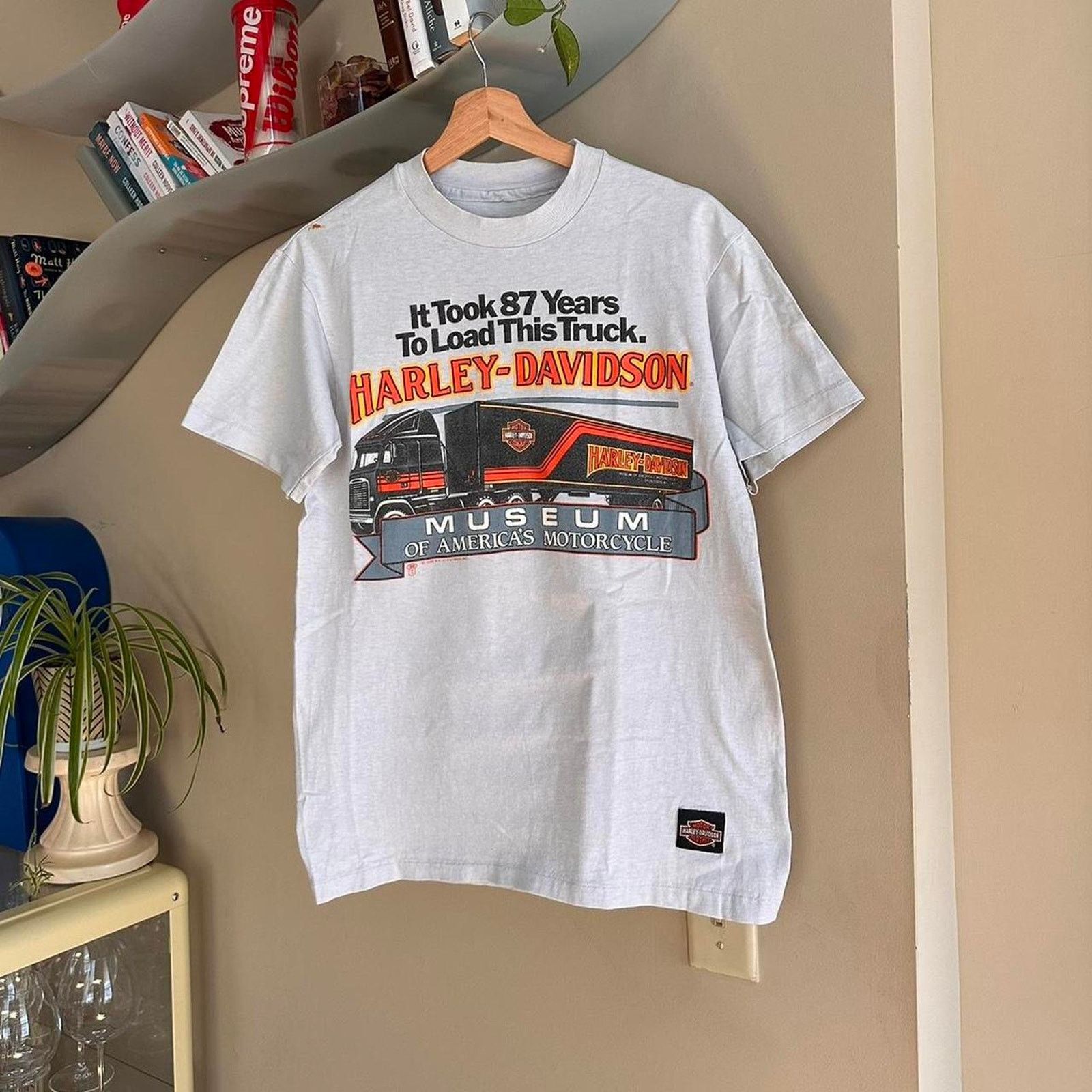 Harley Davidson × Vintage Vintage 1990 Harley Davidson Shirt Size US S / EU 44-46 / 1 - 1 Thumbnail
