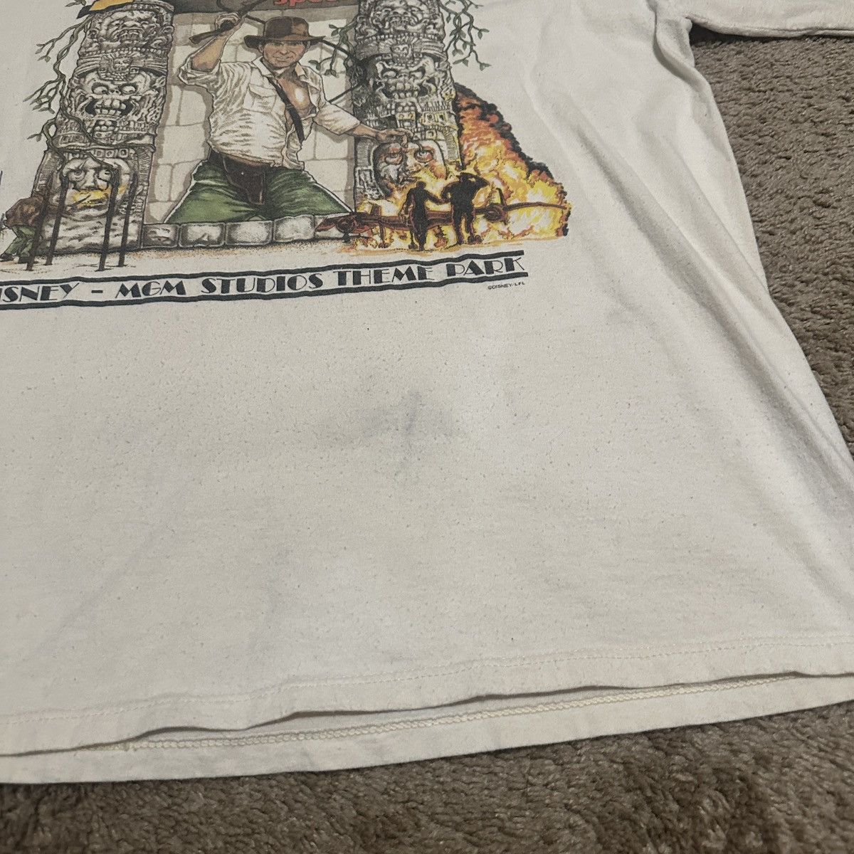 Disney Vintage Indiana Jones Disney MGM Studios 90s Shirt Size US L / EU 52-54 / 3 - 2 Thumbnail