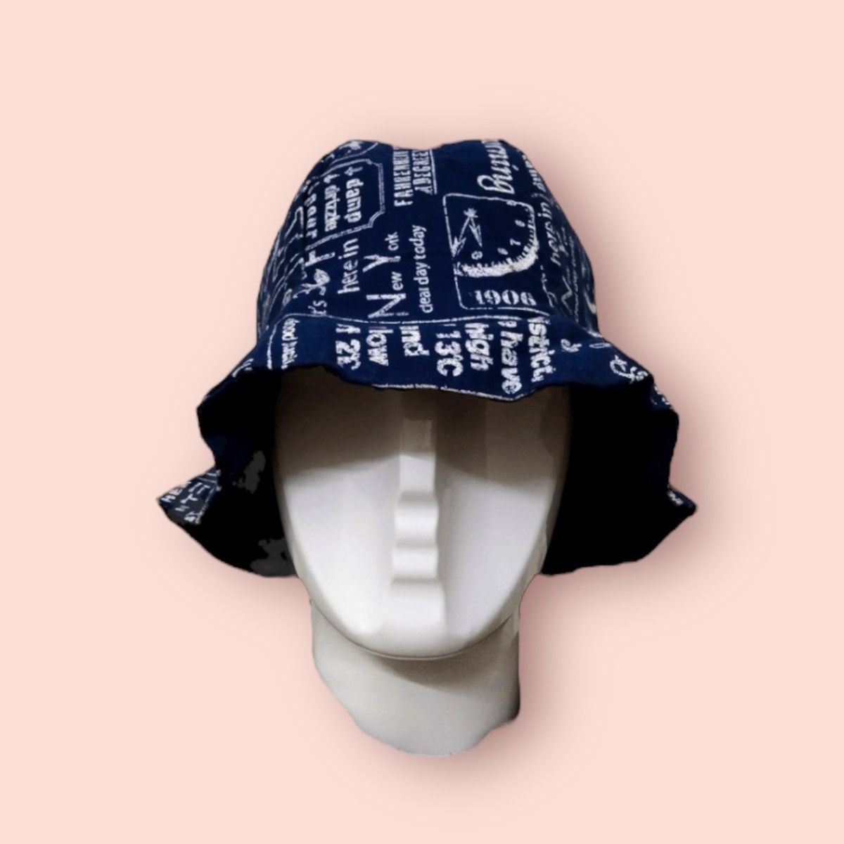 Vintage VINTAGE REVERSIBLE 6 PANELS BUCKET HAT Size ONE SIZE - 3 Thumbnail
