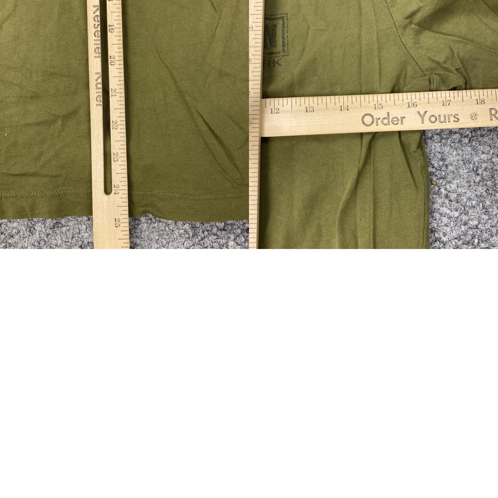 Harley Davidson Harley-Davidson Shirt Womens Medium Green Long Sleeve V-Neck USA Made PA Gatto Size M / US 6-8 / IT 42-44 - 8 Thumbnail