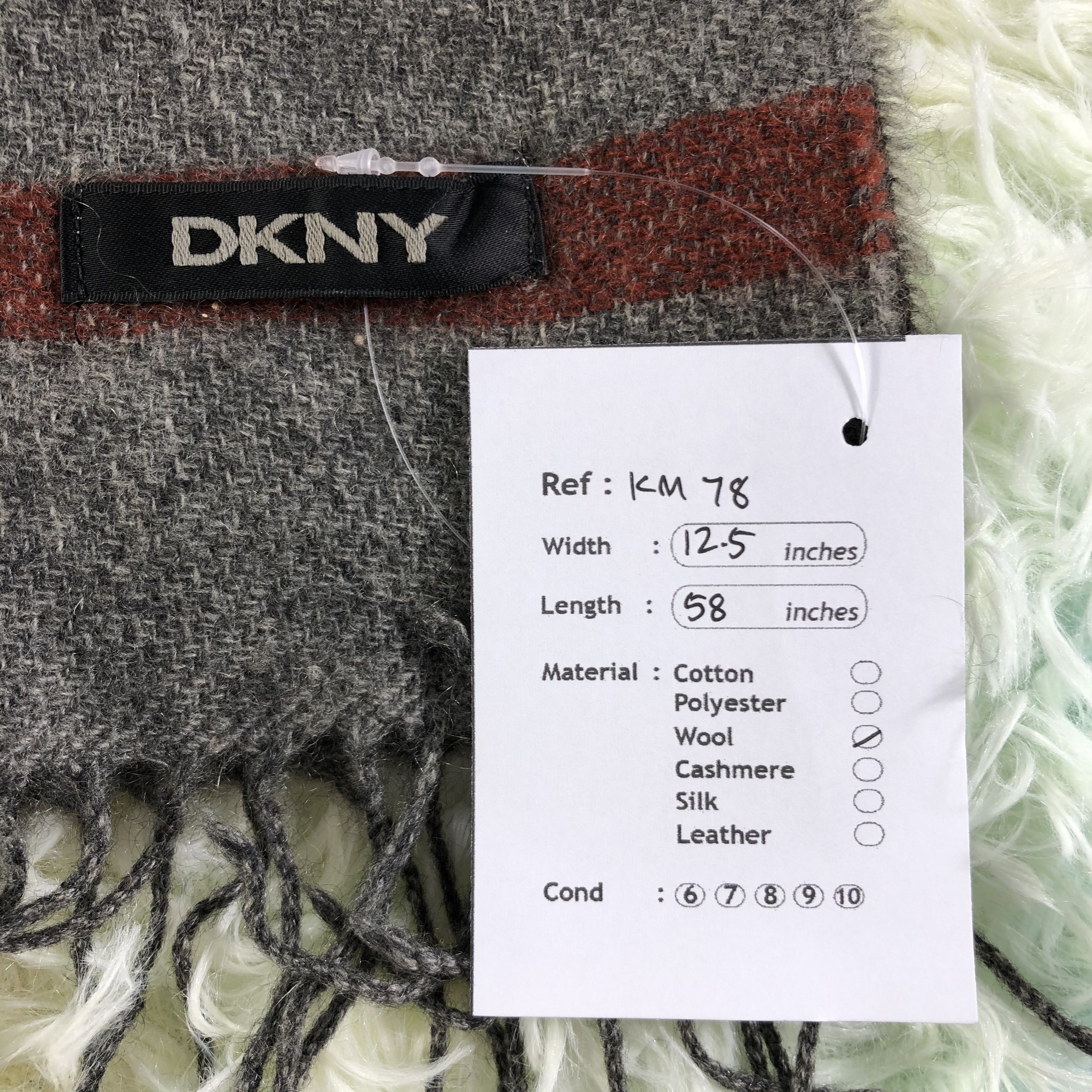 DKNY × Vintage DKNY Scarf / Muffler / Neckwear - KM78 Size ONE SIZE - 6 Thumbnail