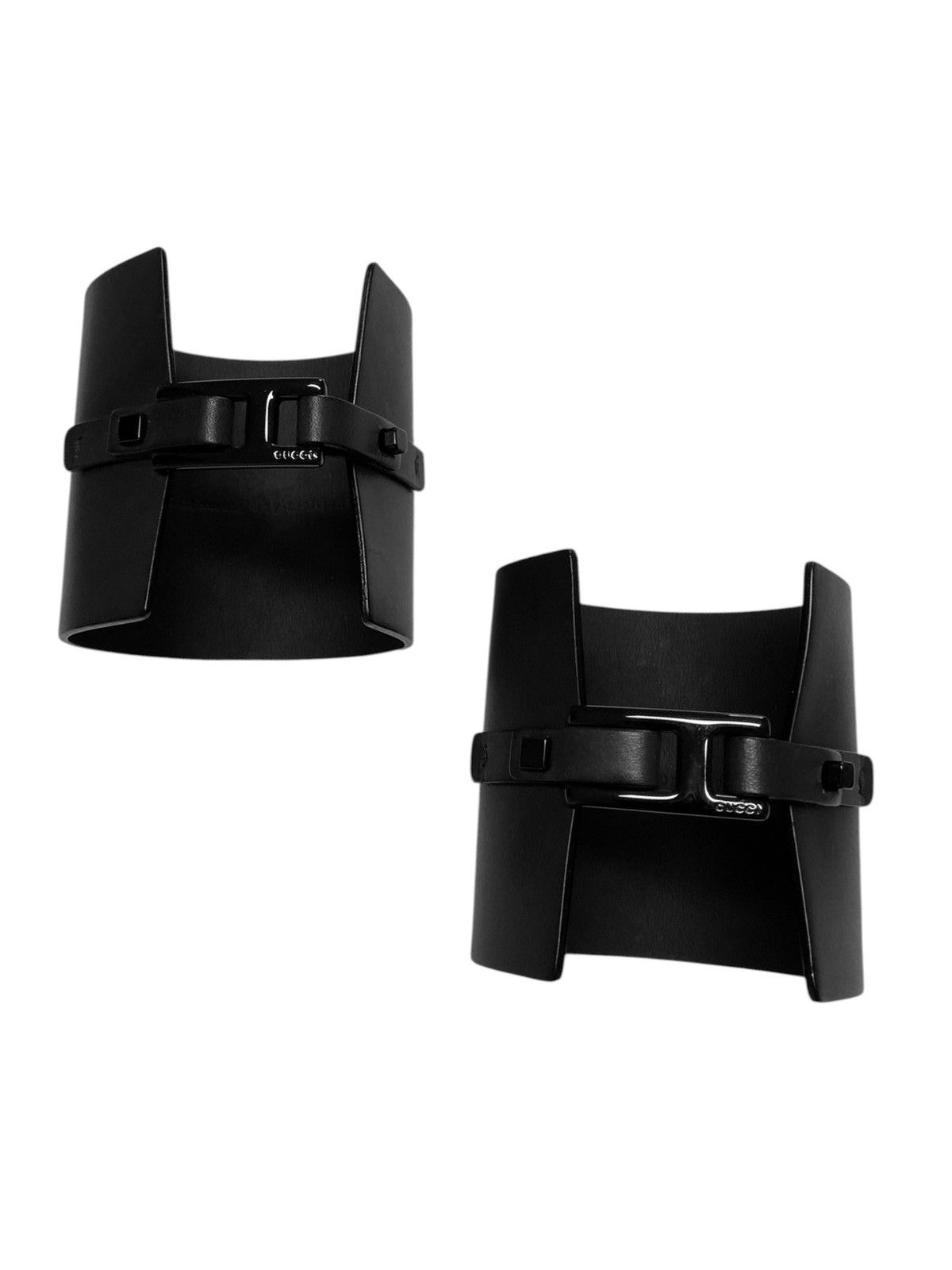 Gucci S/S 2001 Leather Bracelets, new (SS01, Cuff, Tom Ford) Size ONE SIZE - 1 Thumbnail