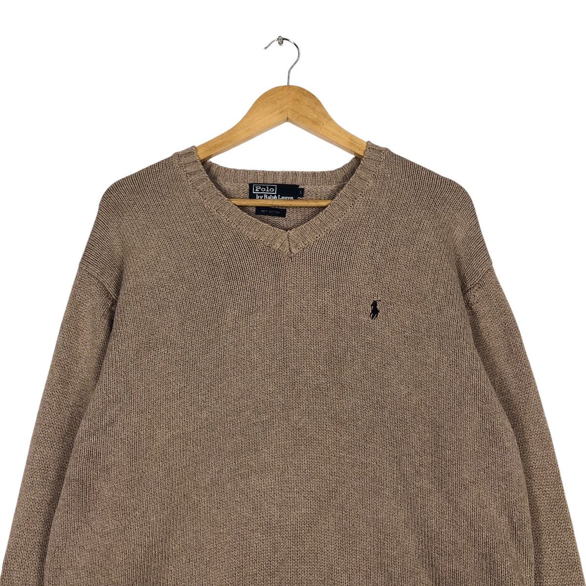 Polo Ralph Lauren × Vintage Polo Ralph Lauren Pullover Fleece Sweatshirt Rare Medium Size US M / EU 48-50 / 2 - 2 Thumbnail