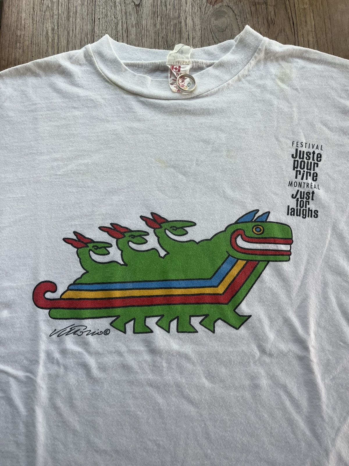 Vintage Vintage Vittorio Fiorucci Juste Pour tire Montreal 90’s Size US XL / EU 56 / 4 - 6 Thumbnail