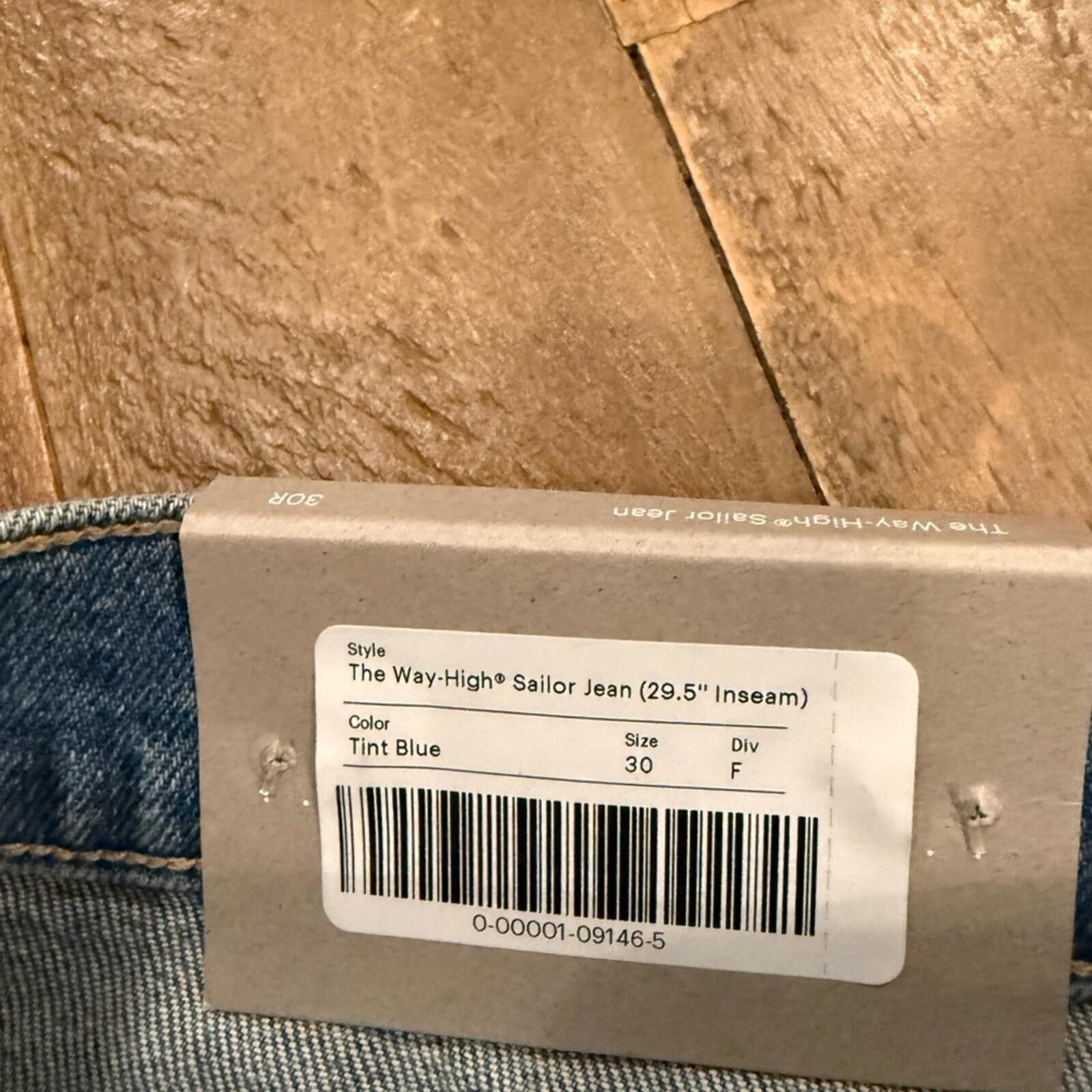 Everlane NWT Everlane Way High Sailor Jeans High Rise Wide Leg 30 Size 30" / US 8 / IT 44 - 5 Thumbnail
