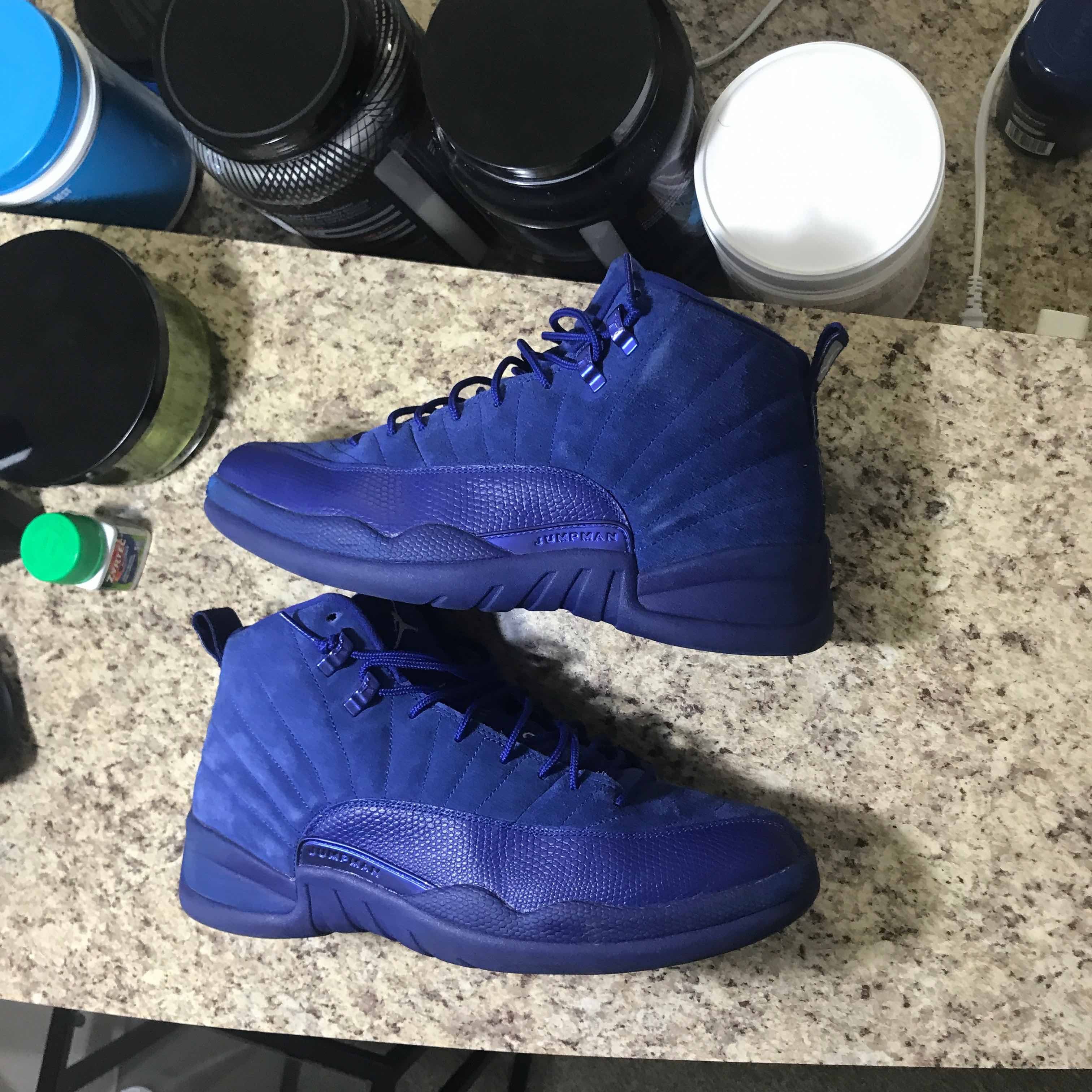 Blue Suede Air Jordan 12 Retro Deep Royal Air Jordan 12 Retro Deep