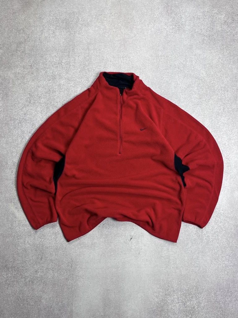 Nike Vintage 90s Nike Fleece Sherpa Y2K Retro Jacket L Size US L / EU 52-54 / 3 - 1 Thumbnail