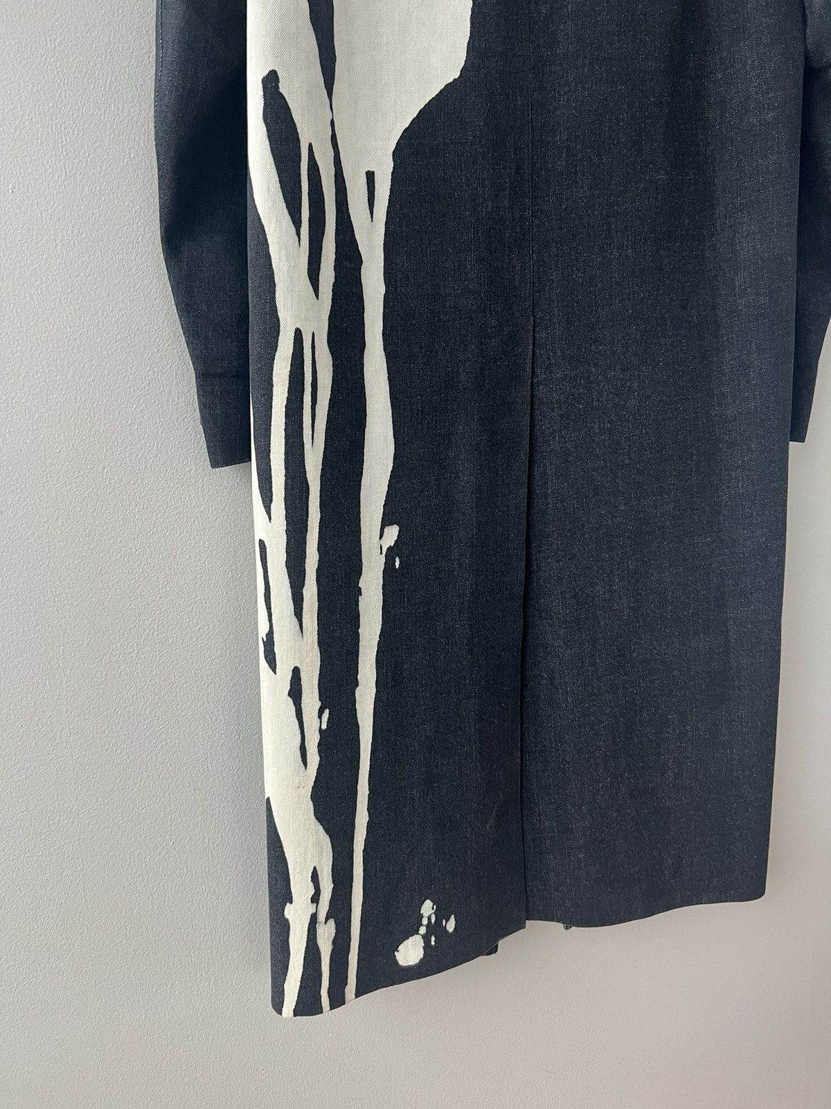 Rick Owens FW16 MASTODON Vomit Moreau Denim Coat Size US M / EU 48-50 / 2 - 11 Thumbnail