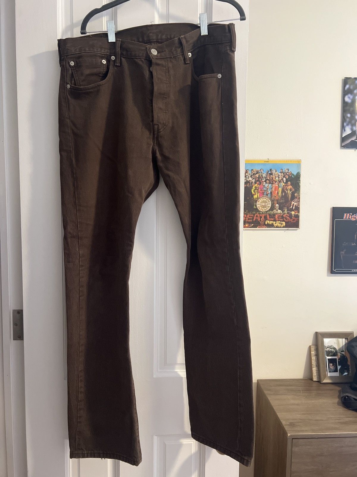 Levi's Vintage Clothing Vintage Brown Levis Denim Size US 34 / EU 50 - 5 Thumbnail