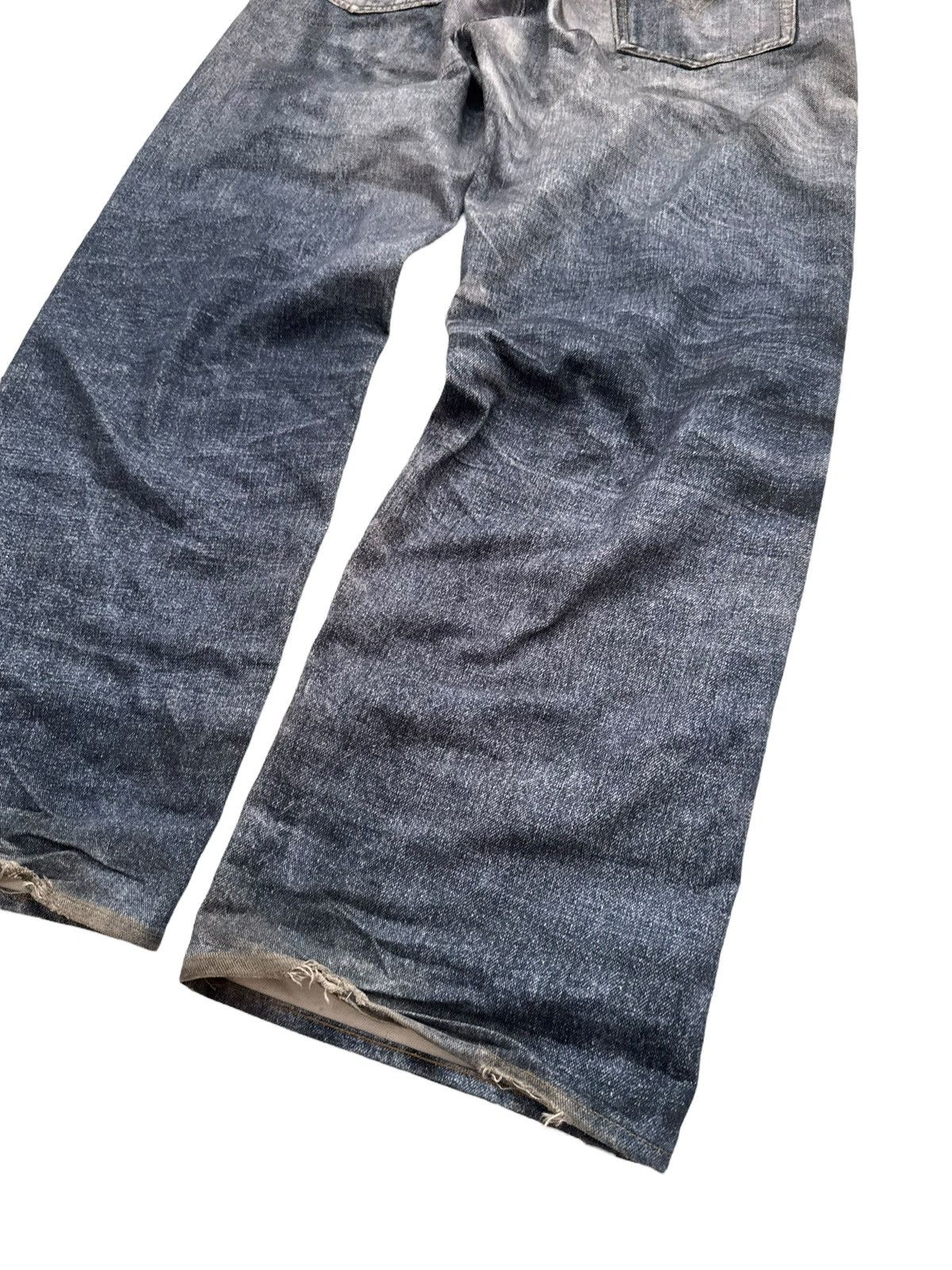 Junya Watanabe 2024 Trompe L’oeil Printed Belt Waist Denim Size US 34 / EU 50 - 8 Thumbnail