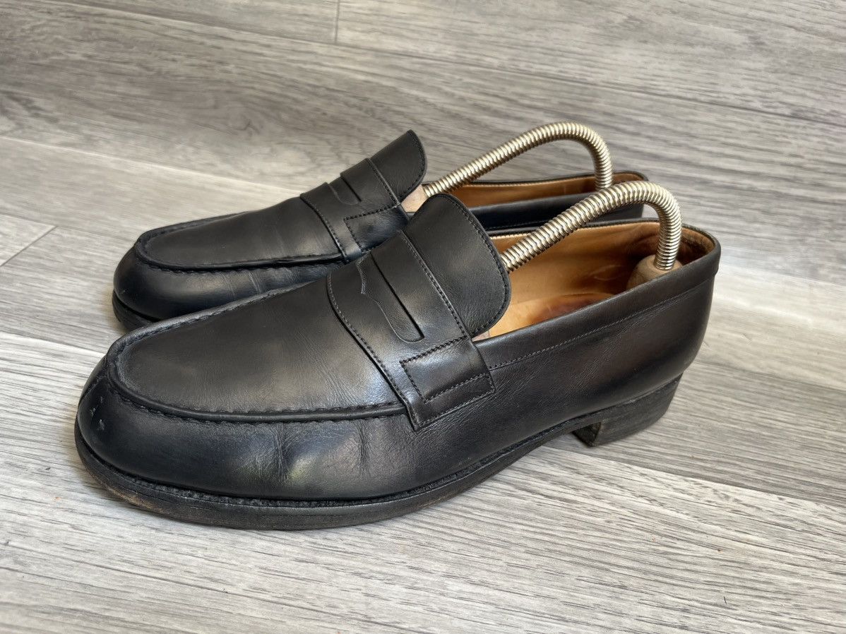 J.M.Weston 180 Slip On Penny Loafers Uk 6c in Black, Men's (Size 7) — image 4 of 6