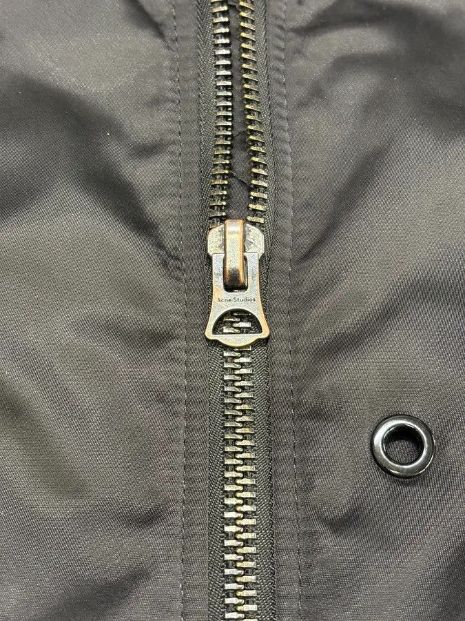 Acne Studios × Designer × Vintage AW2018 Acne Studios Selo Us Black Bomber Jacket Size US M / EU 48-50 / 2 - 8 Thumbnail