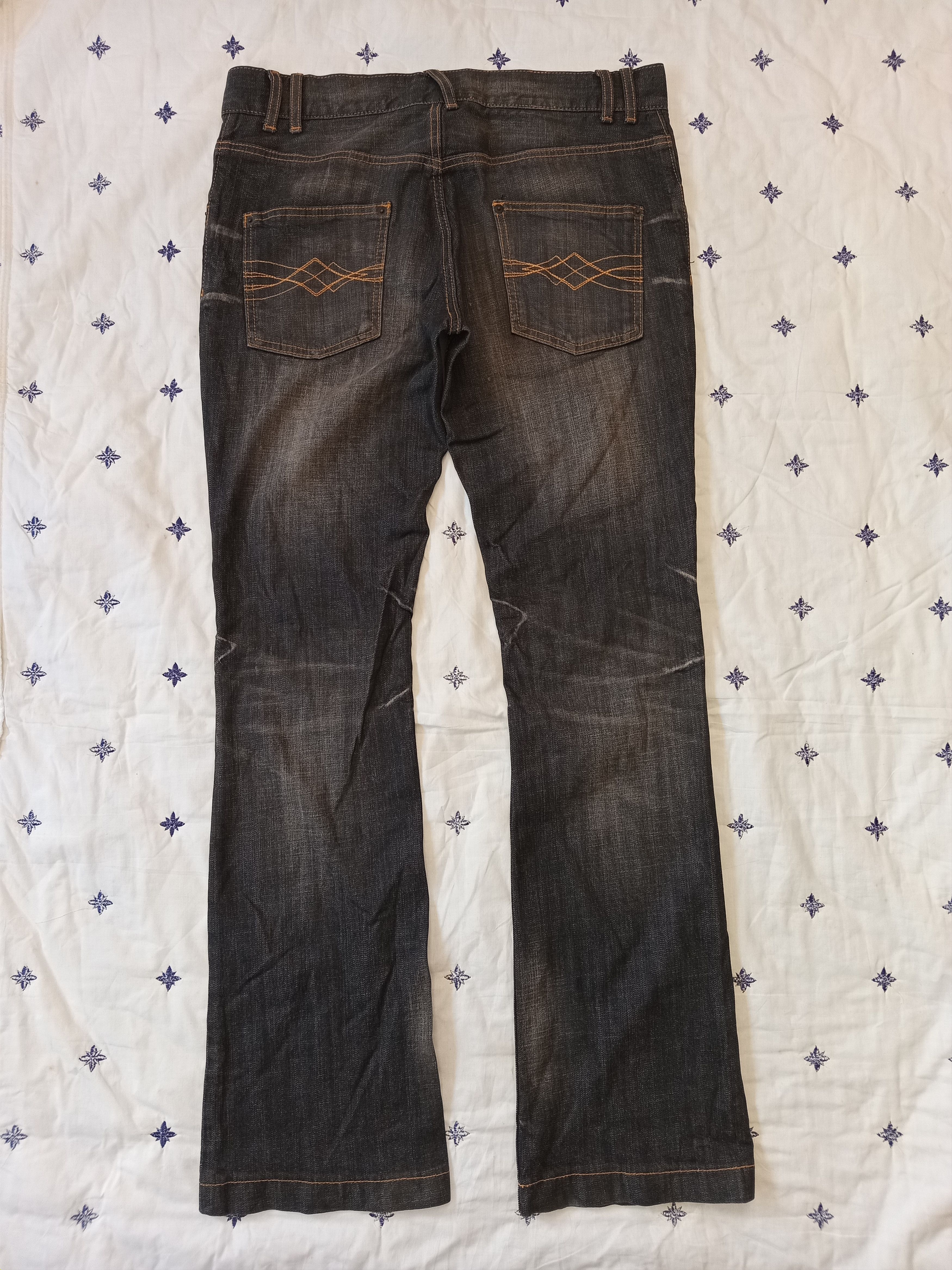 If Six Was Nine × Japanese Brand × Vintage Flare Jeans OFUON Japan Wash Faded Denim Boot Cut Size US 36 / EU 52 - 5 Thumbnail