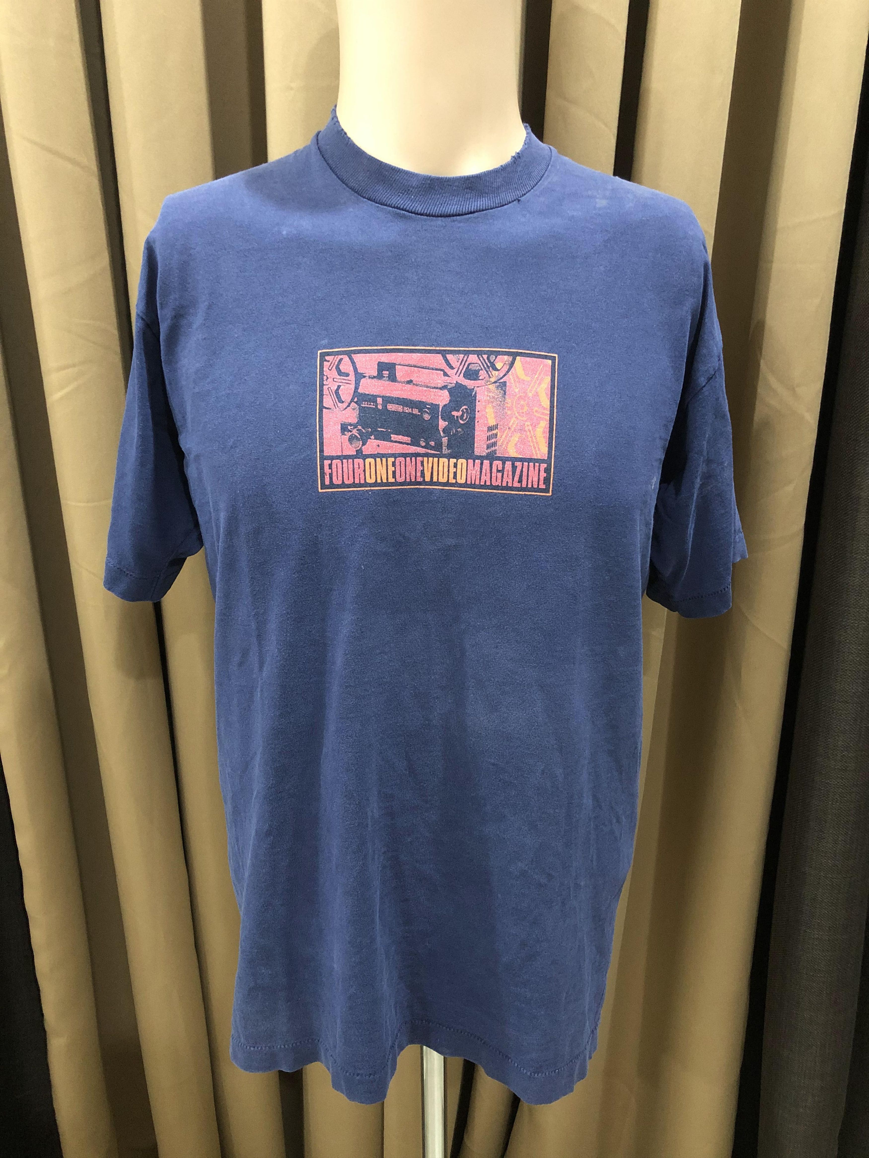 Vintage 90s 411VM Video Magazine Skateboarding Promo Tee Shirt Size US L / EU 52-54 / 3 - 1 Thumbnail