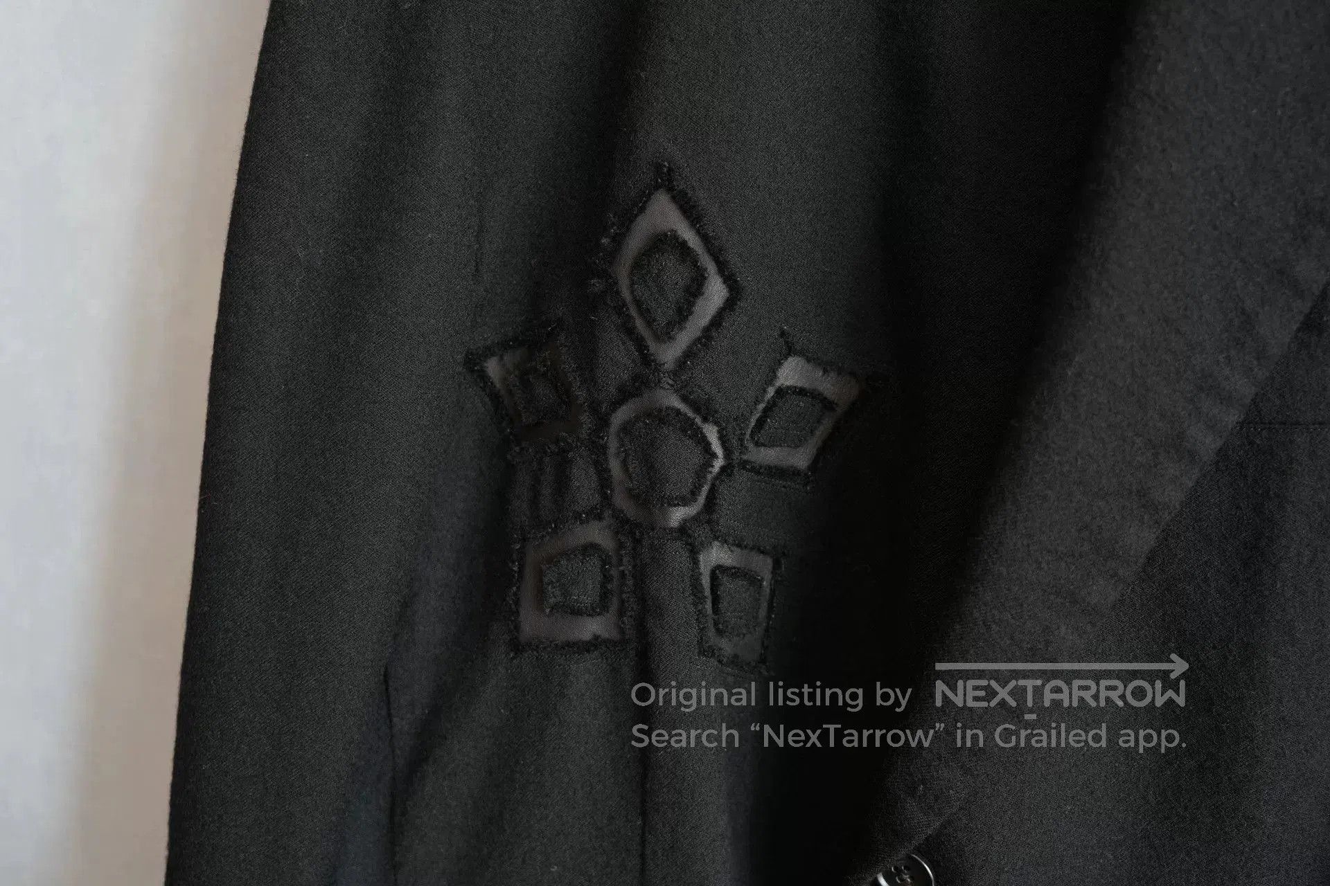 Yohji Yamamoto Yohji Yamamoto Black Wool Jacket. Size US XL / EU 56 / 4 - 7 Thumbnail
