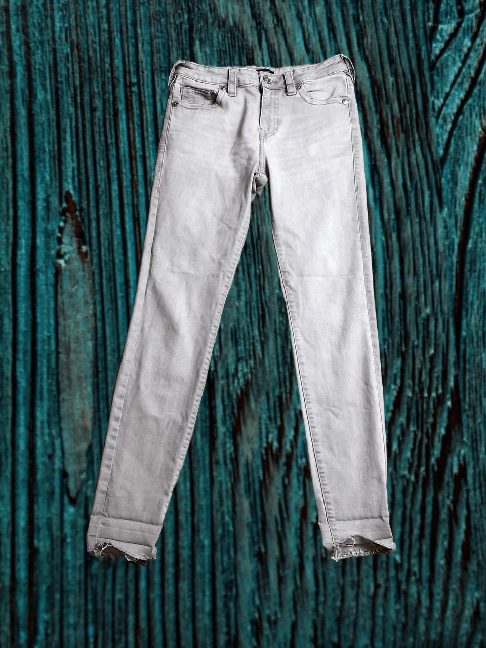True Religion True Religion Cropped Skinny Low Rise Jeans Size 28" / US 6 / IT 42 - 1 Thumbnail