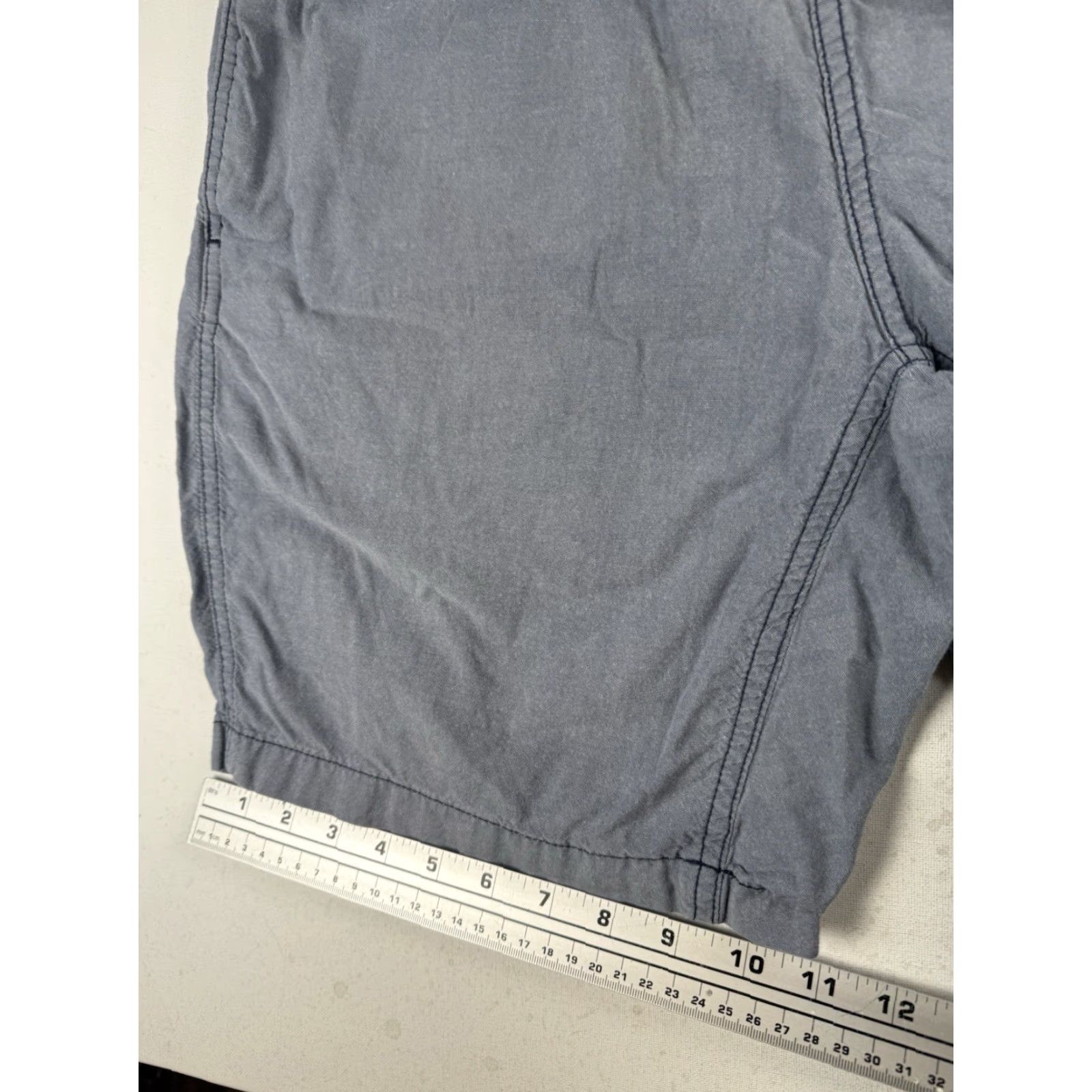 Eddie Bauer Eddie Bauer Cargo Shorts Mens L Belted Blue Nylon Outdoor Hiking Cargo Pocket Regular Color Blue Size US 33 - 7 Thumbnail