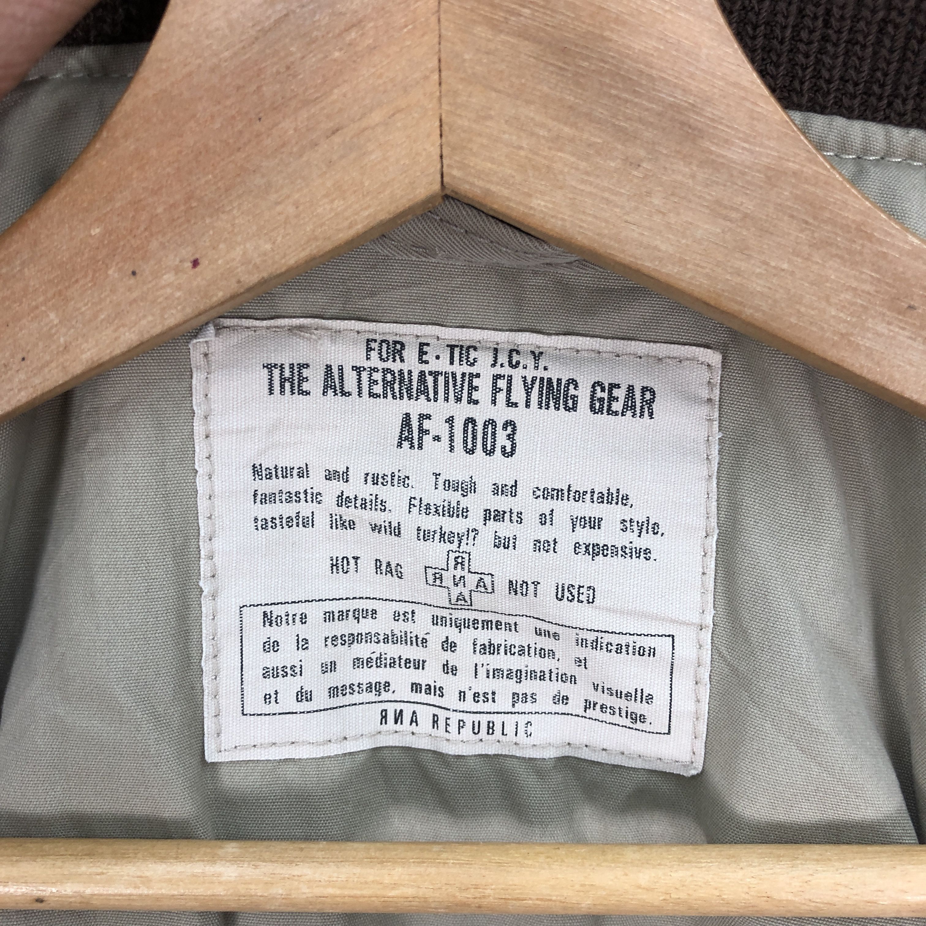 Japanese Brand Vintage RNA Flying Gear AF 1003 Punk Military Army Jacket Size US L / EU 52-54 / 3 - 6 Thumbnail
