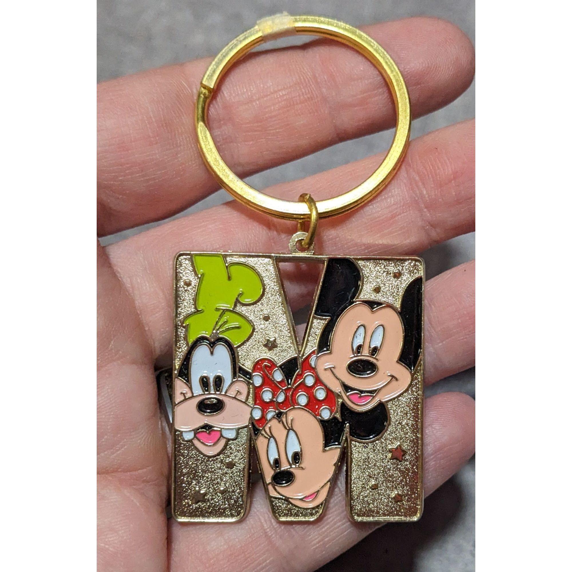 Disney Disney World Resort M Initial Enamel Keychain Size ONE SIZE - 3 Thumbnail