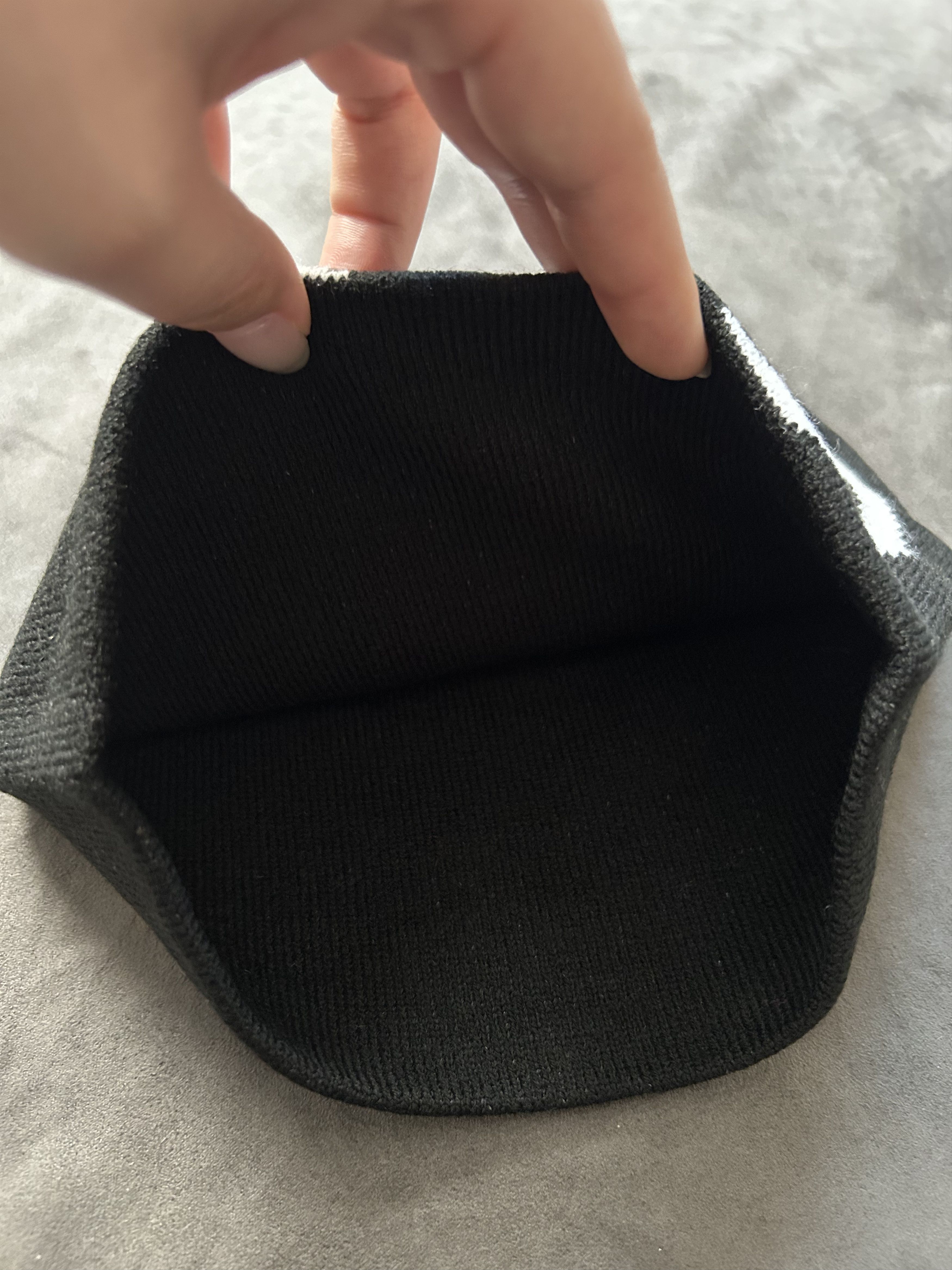 Japanese Brand Deadstock Colbygoon Logo No Cuff Knit Beanie Hat Black OS Size ONE SIZE - 4 Thumbnail