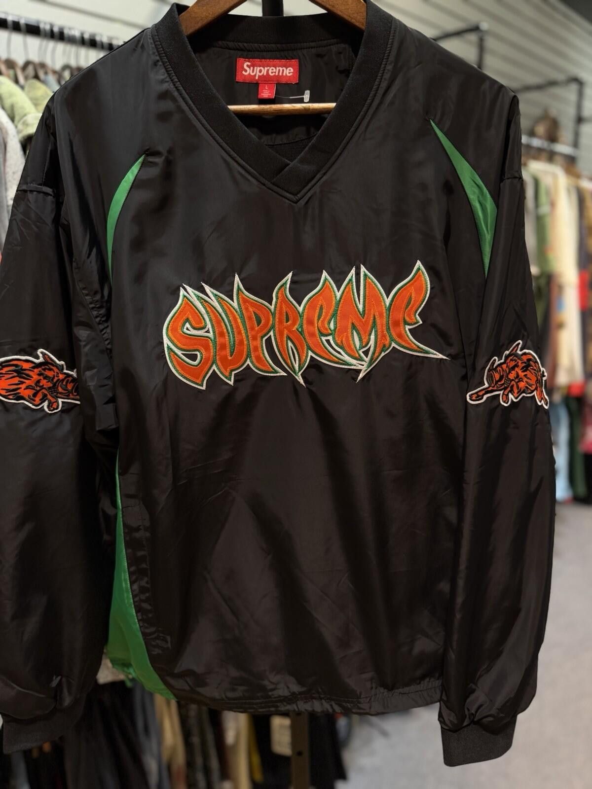 Supreme Supreme Warthog Warm Up (Large) Pullover Black Green New Size US L / EU 52-54 / 3 - 3 Thumbnail