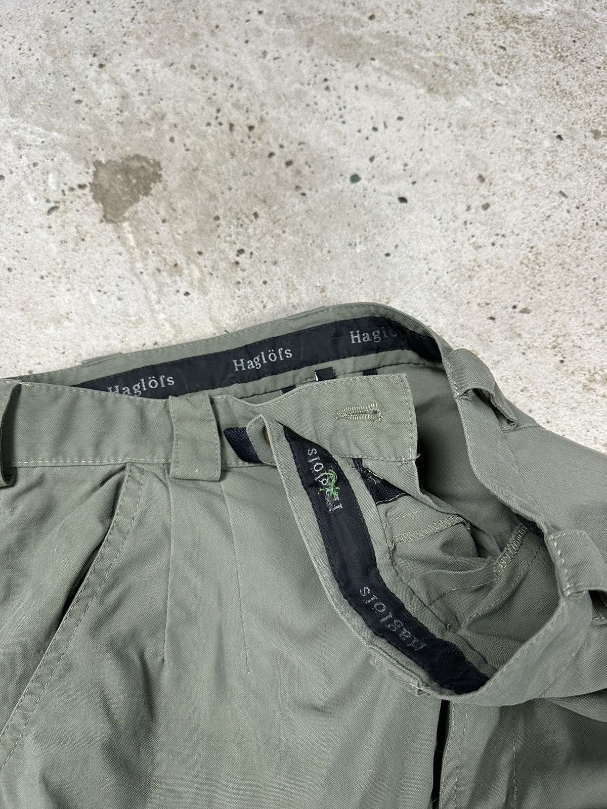 Haglofs × Vintage ‼️ Vintage 90s Haglofs Cargo Khaki Outdoor Hiking Pants Size US 30 / EU 46 - 8 Thumbnail