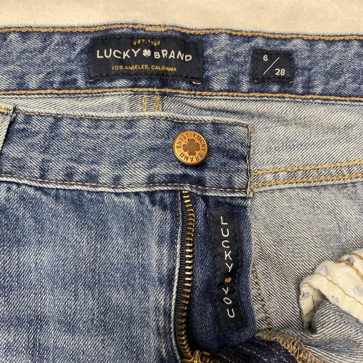 Lucky Brand Lucky Brand Women's Sienna Slim Boyfriend Jeans Sz 6/28 Size 28" / US 6 / IT 42 - 4 Thumbnail