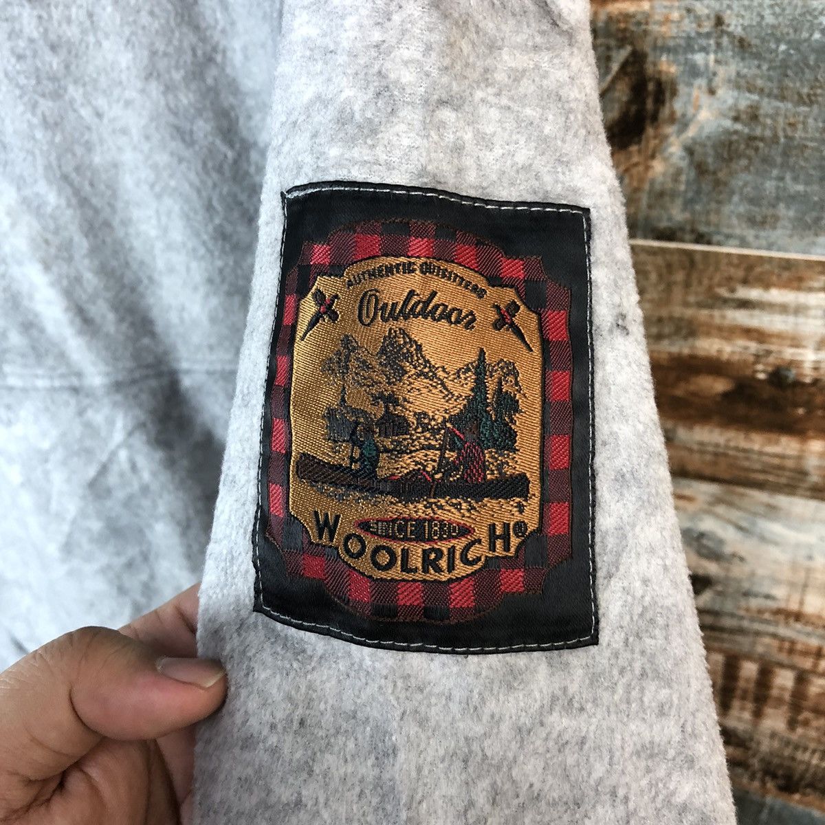 Woolrich Woolen Mills Wool Rich Grey Hoodie #A2314 Size US S / EU 44-46 / 1 - 9 Thumbnail