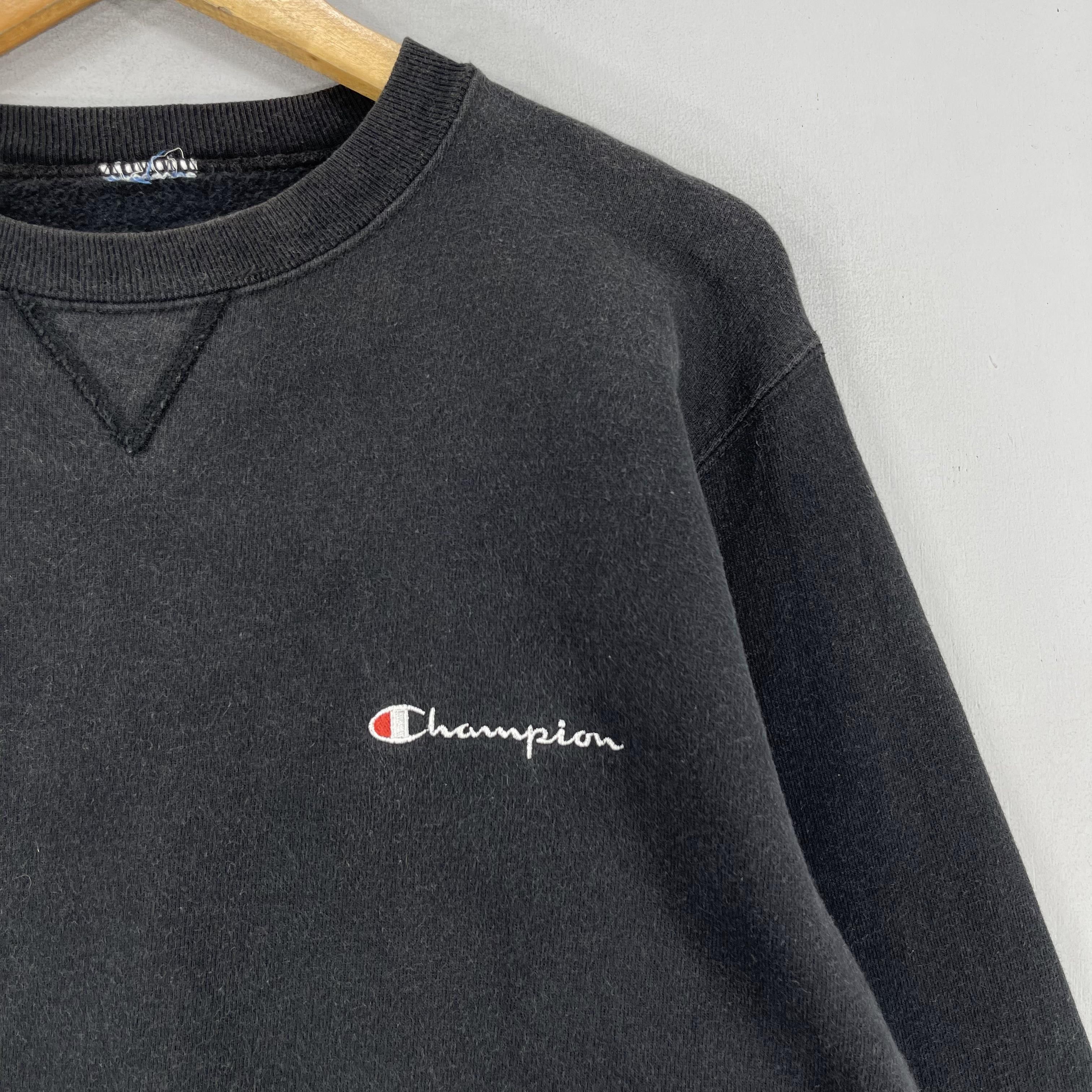 Champion × Vintage Vintage 90s CHAMPION Script Logo Embroidery Sweatshirt Size US M / EU 48-50 / 2 - 2 Thumbnail