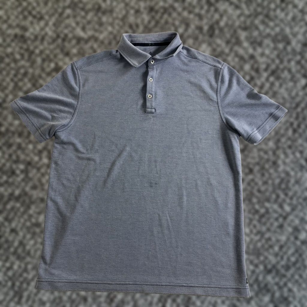 Nat Nast Nat Nast Luxury Originals Polo Shirt Men Short Sleeve Button Solid Blue M Size US M / EU 48-50 / 2 - 1 Thumbnail