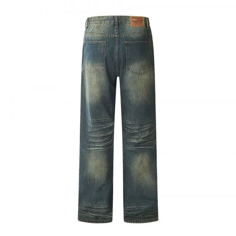 Japanese Brand Retro loose high street wide leg jeans Size US 32 / EU 48 - 6 Thumbnail