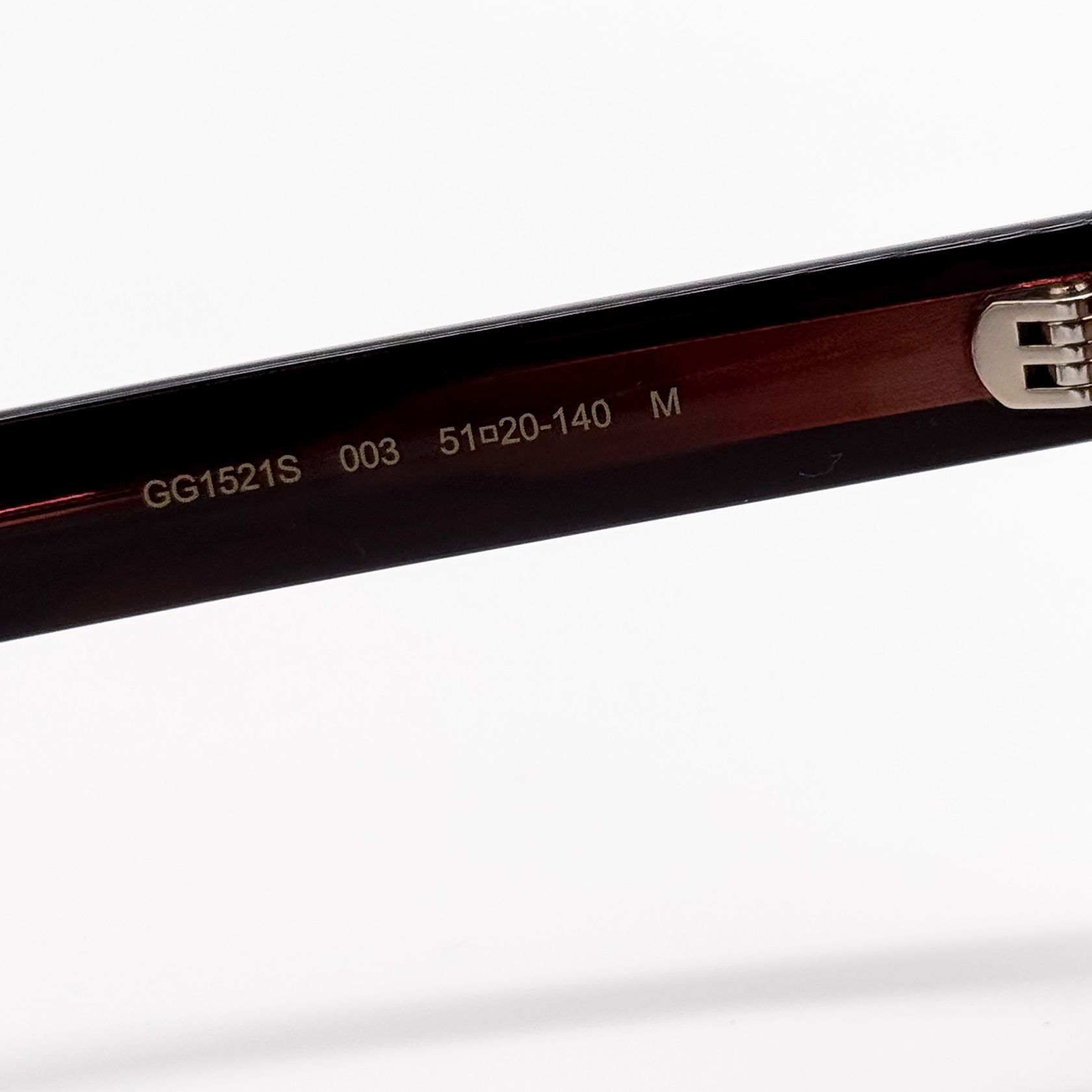 Gucci NEW GG1521S 003 GUCCI WOMEN CAT EYE BROWN RED SUNGLASSES GUC Size ONE SIZE - 7 Thumbnail