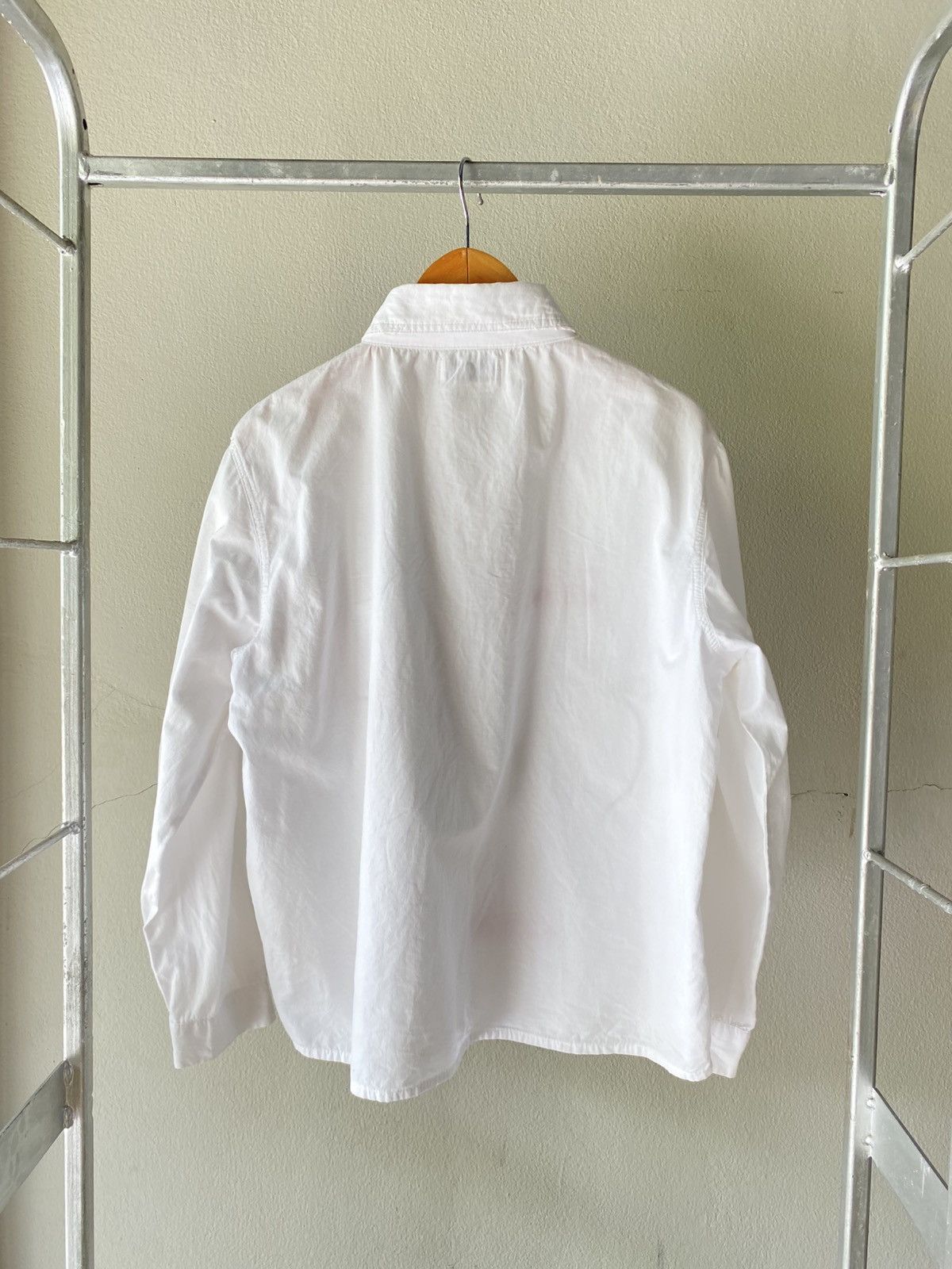 Japanese Brand OH. Castle White Embroidered Long-Sleeve Shirt Size M / US 6-8 / IT 42-44 - 2 Thumbnail