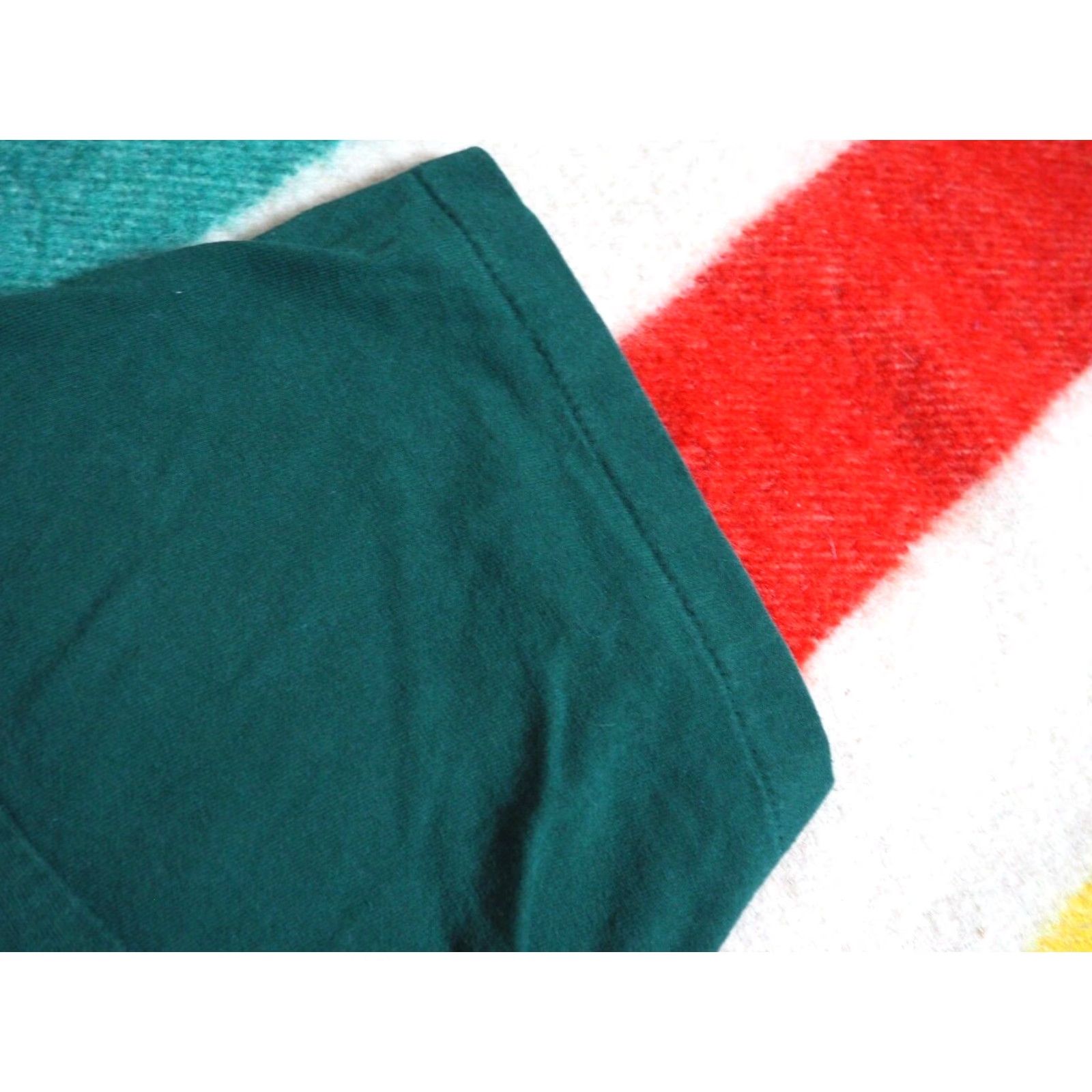 Hanes VINTAGE Hanes Tee 90s USA Green Christmas Holiday BAH HUMBUG XMas T-Shirt L Mens Size US L / EU 52-54 / 3 - 5 Thumbnail