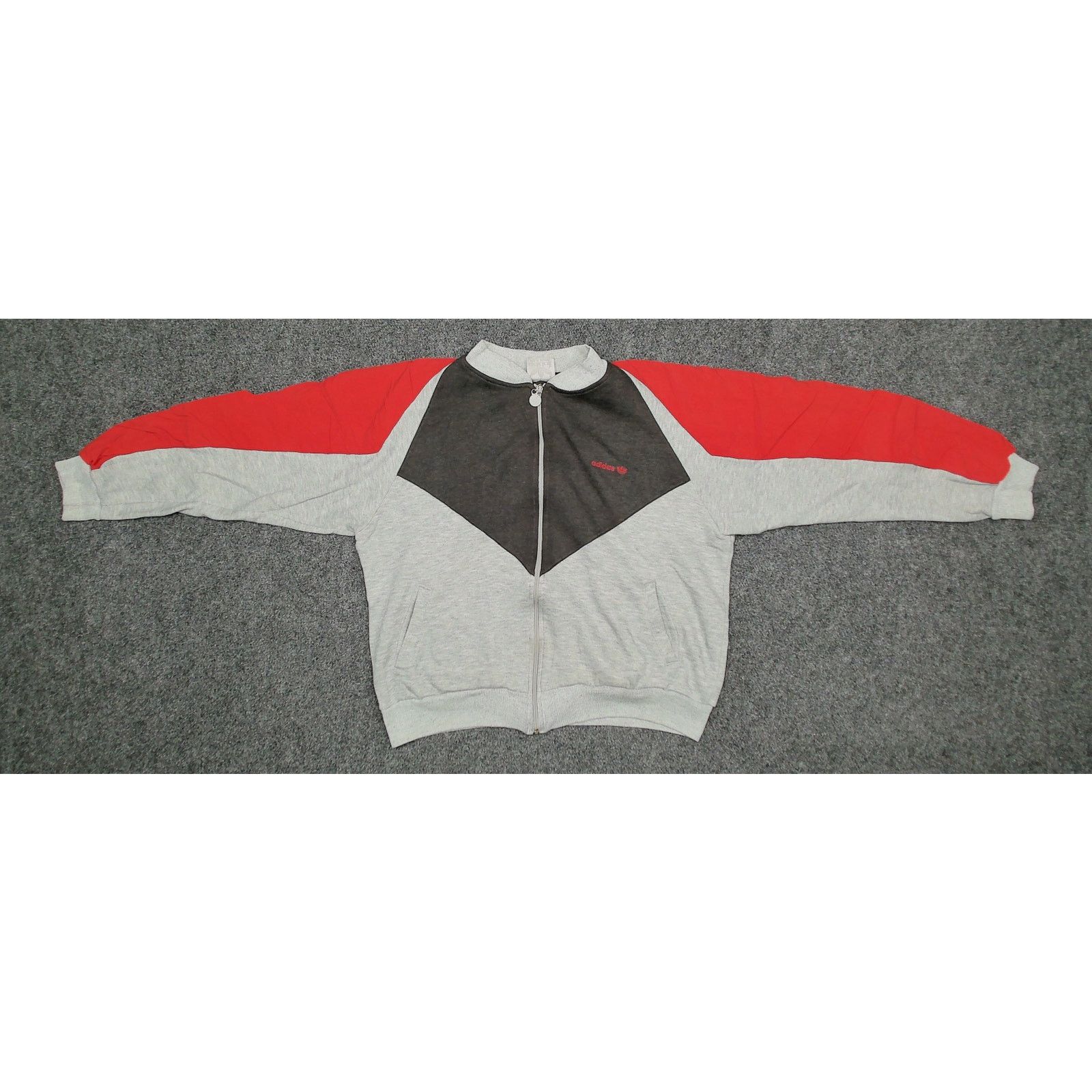 Adidas Adidas Archival 80s Trefoil Colorblock Fleece Jacket Size XL / US 12-14 / IT 48-50 - 5 Thumbnail
