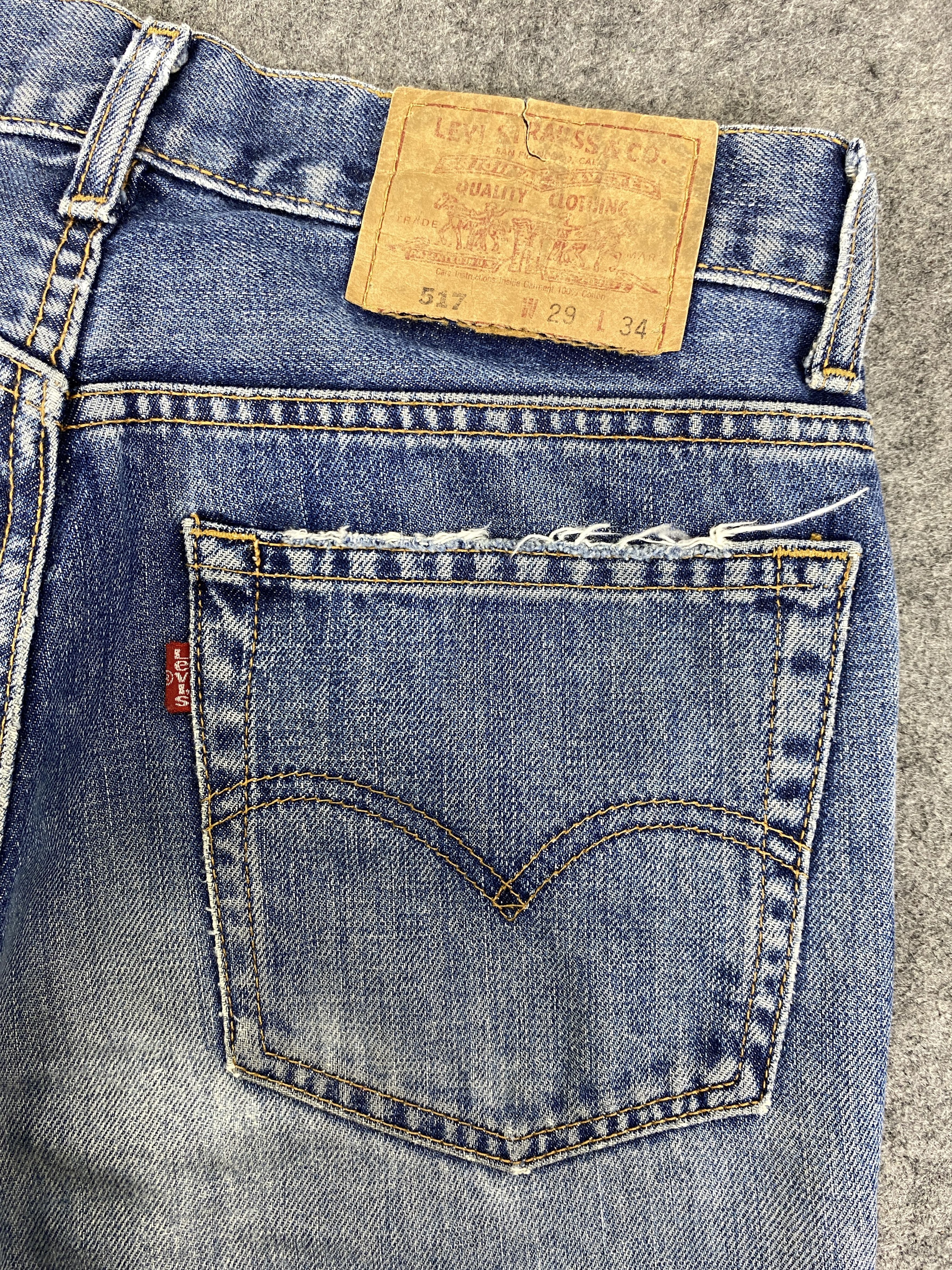Hysteric Glamour Faded Blue Vintage Levis 517 Flare 28x31.5 - JN3221 Size US 28 / EU 44 - 11 Thumbnail