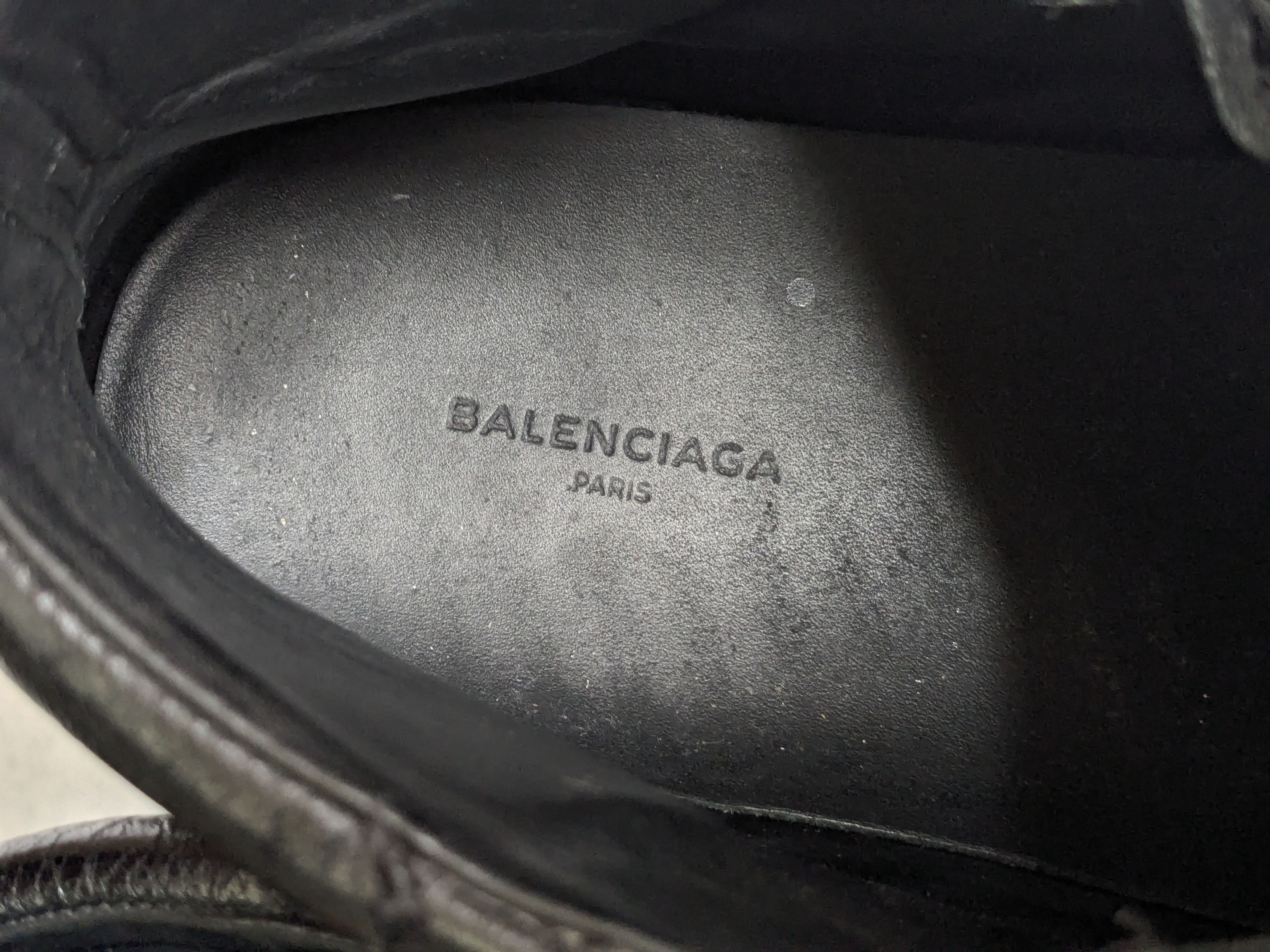 Balenciaga Balenciaga Arena Black Leather High Tops Lace Up 10 Size US 10 / EU 43 - 8 Thumbnail