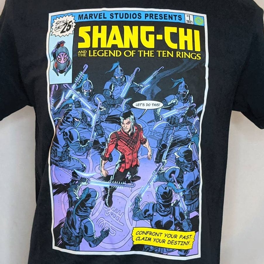 Marvel Comics Marvel Comics Shang Chi Graphic T-shirt Men's Large Black Size US L / EU 52-54 / 3 - 1 Thumbnail