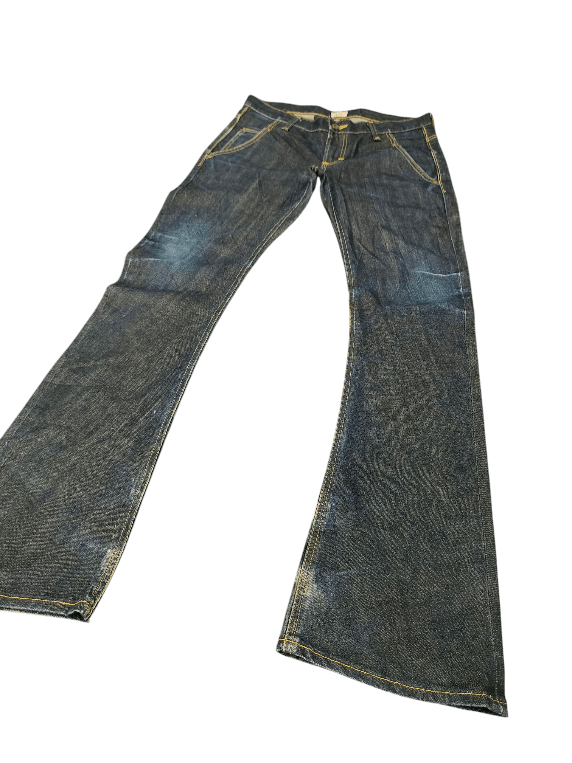 Flare Jeans Lee X Akm Japan Denim Bootcut Ifsixwasnine Lgb