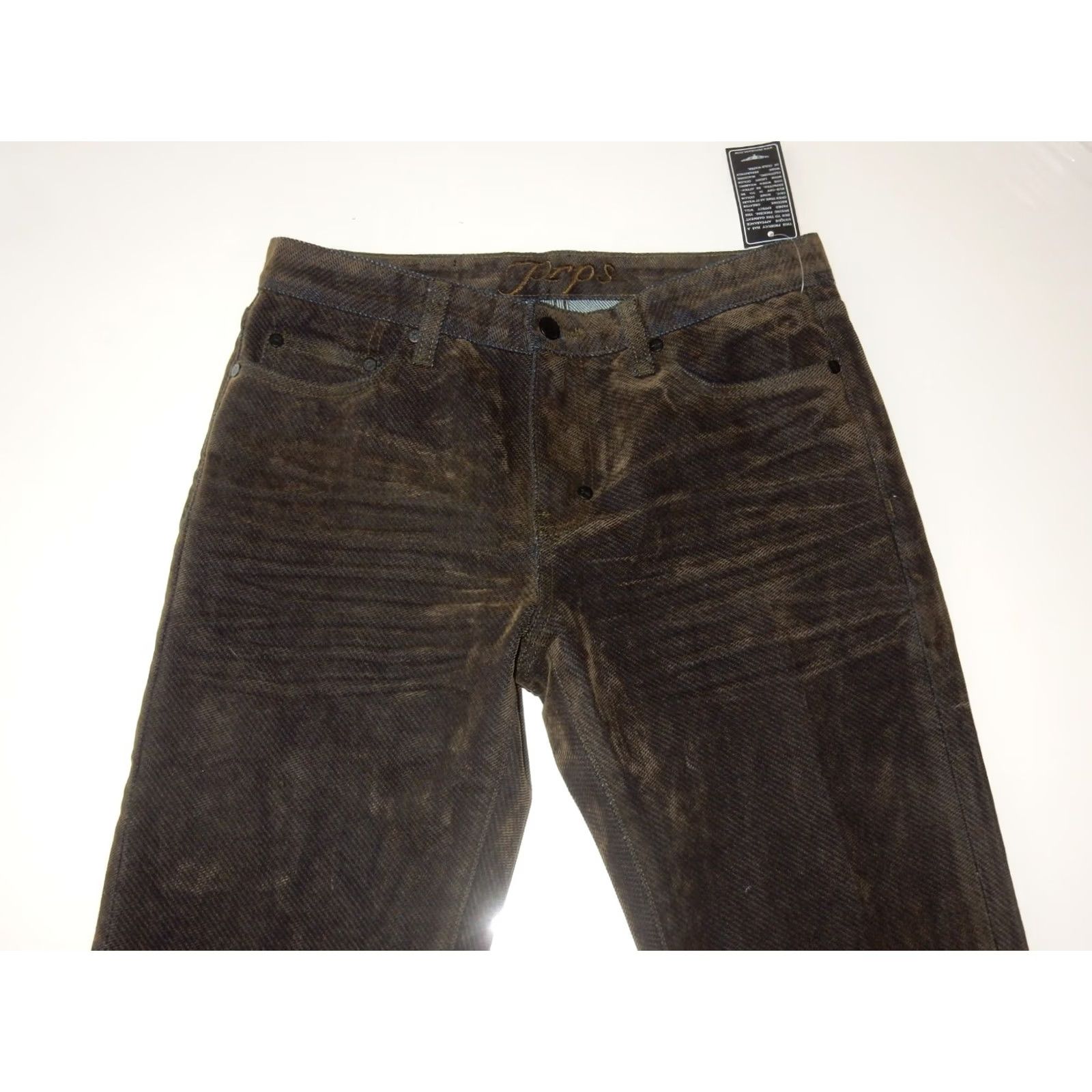 Prps NWT Prps Jeans Size 29x33 Demon Slim Straight Corduroy Brown Mens Jeans 29 Regular Size 30 Inseam Size US 29 - 3 Thumbnail