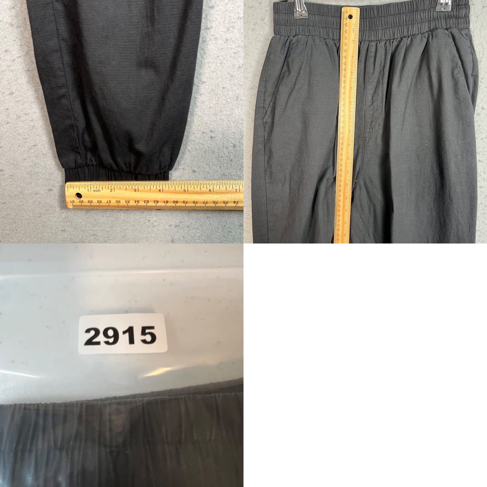 BB Dakota BB Dakota Steve Madden Womens Size Small Black Cotton Jogger Pants - Tapered Leg, Flat Front, High Rise, Casual Size 28" / US 6 / IT 42 - 8 Thumbnail